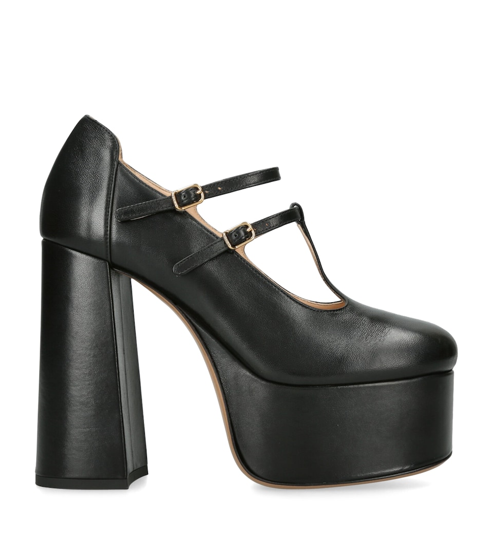 Leather Loti Platform Mary Janes 140