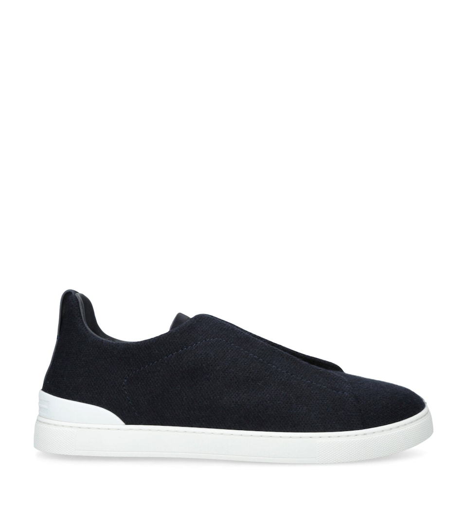 Cashmere Triple Stitch Sneakers