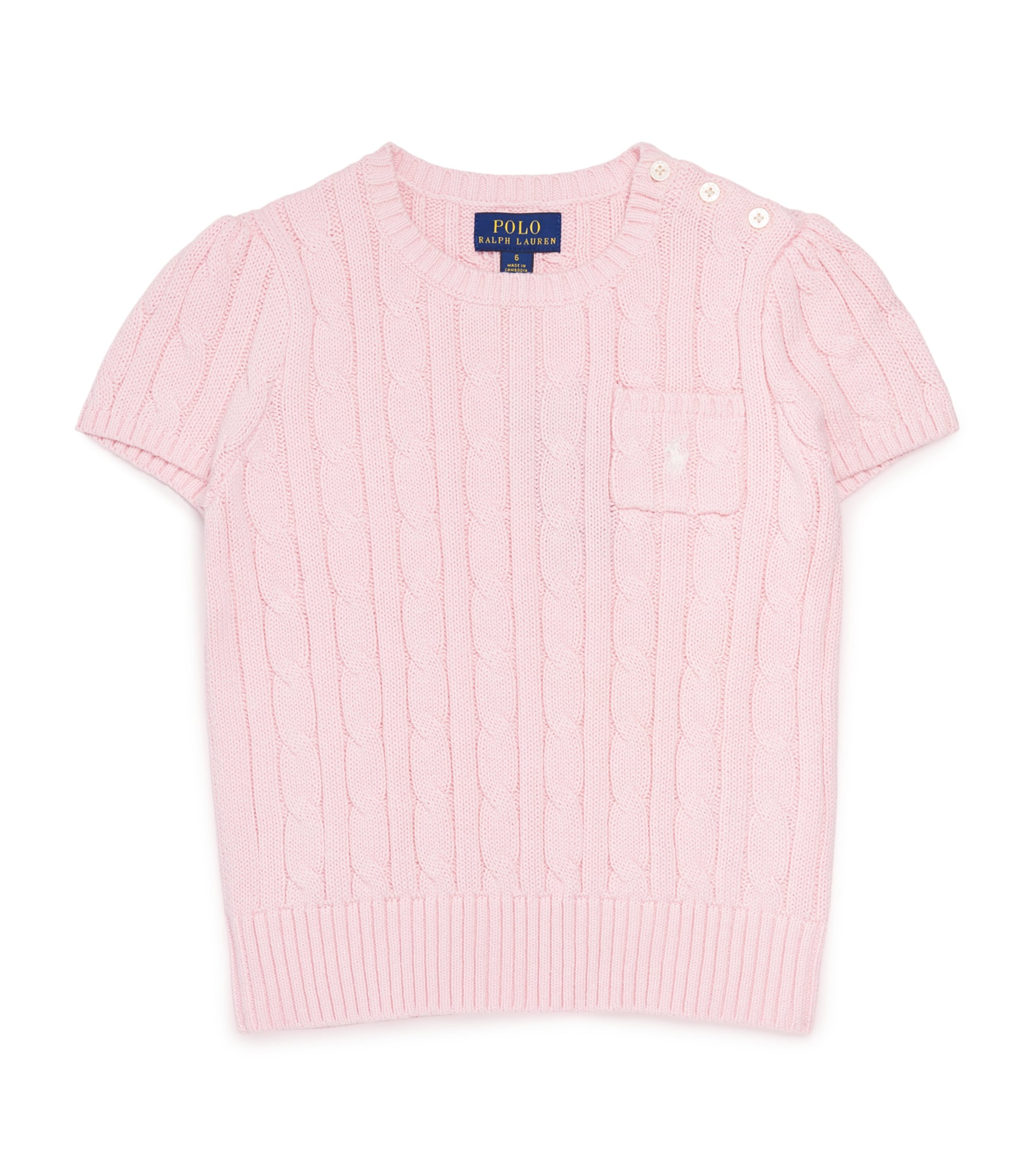 Cotton Cable-Knit Top (2-6 Years)