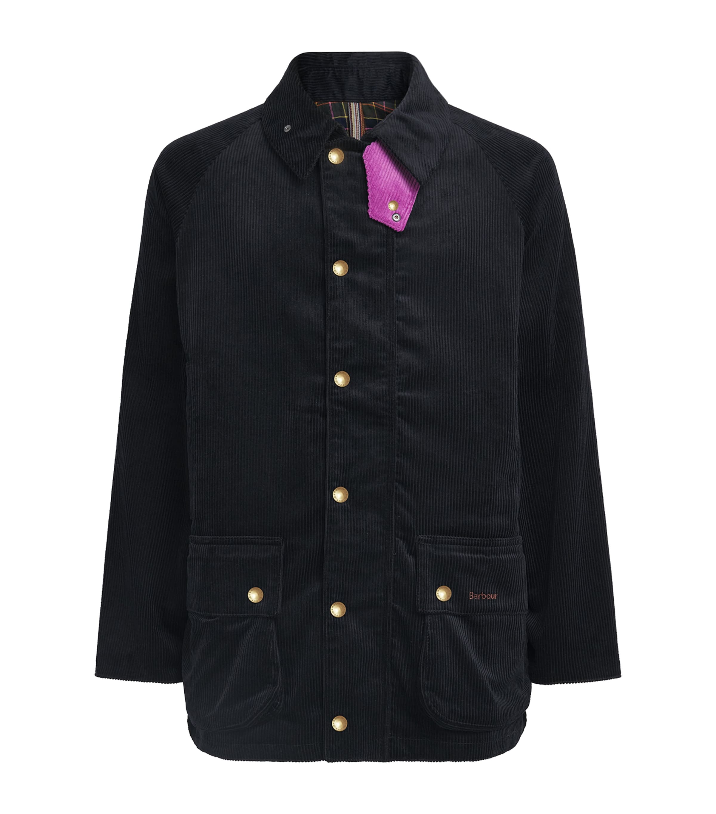 Barbour Mens x Paul Smith Corduroy Beaufort Casual Jacket Dk Navy