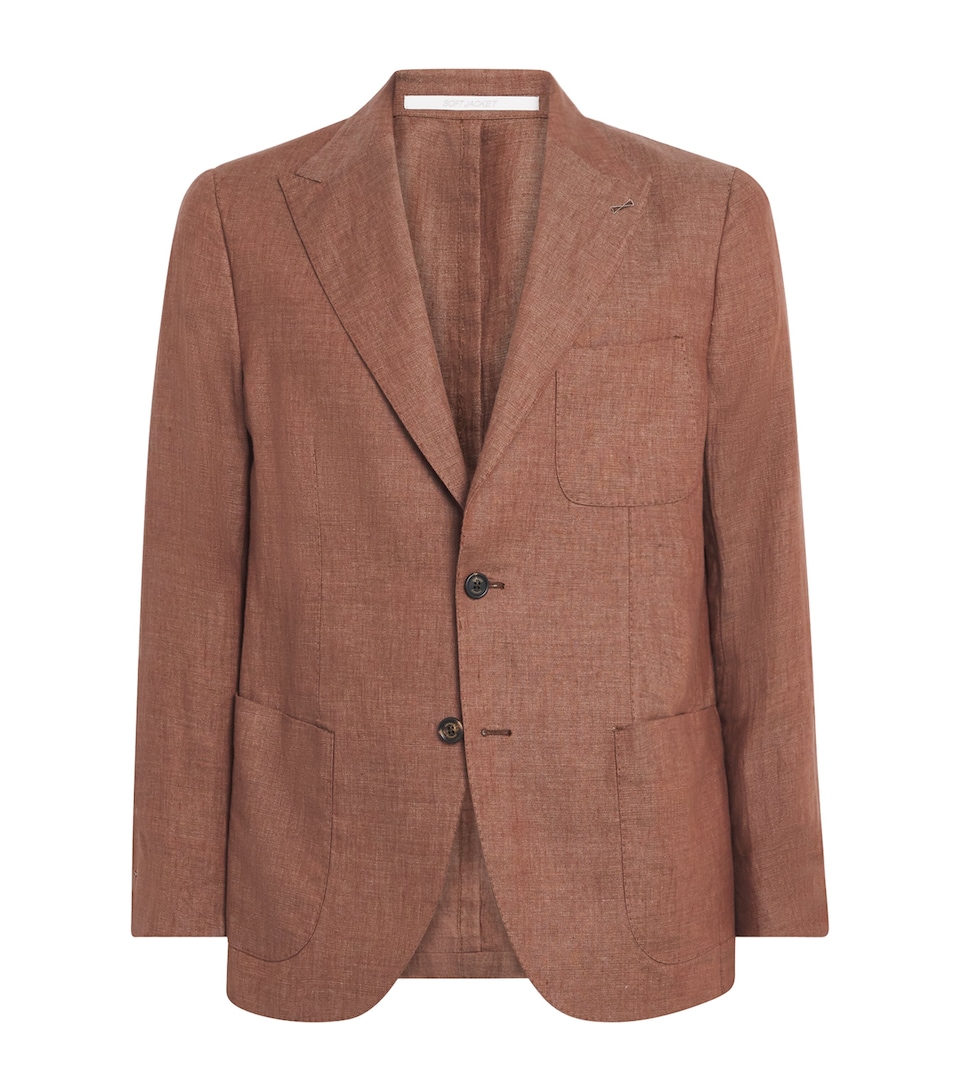 x Harrods Linen Blazer