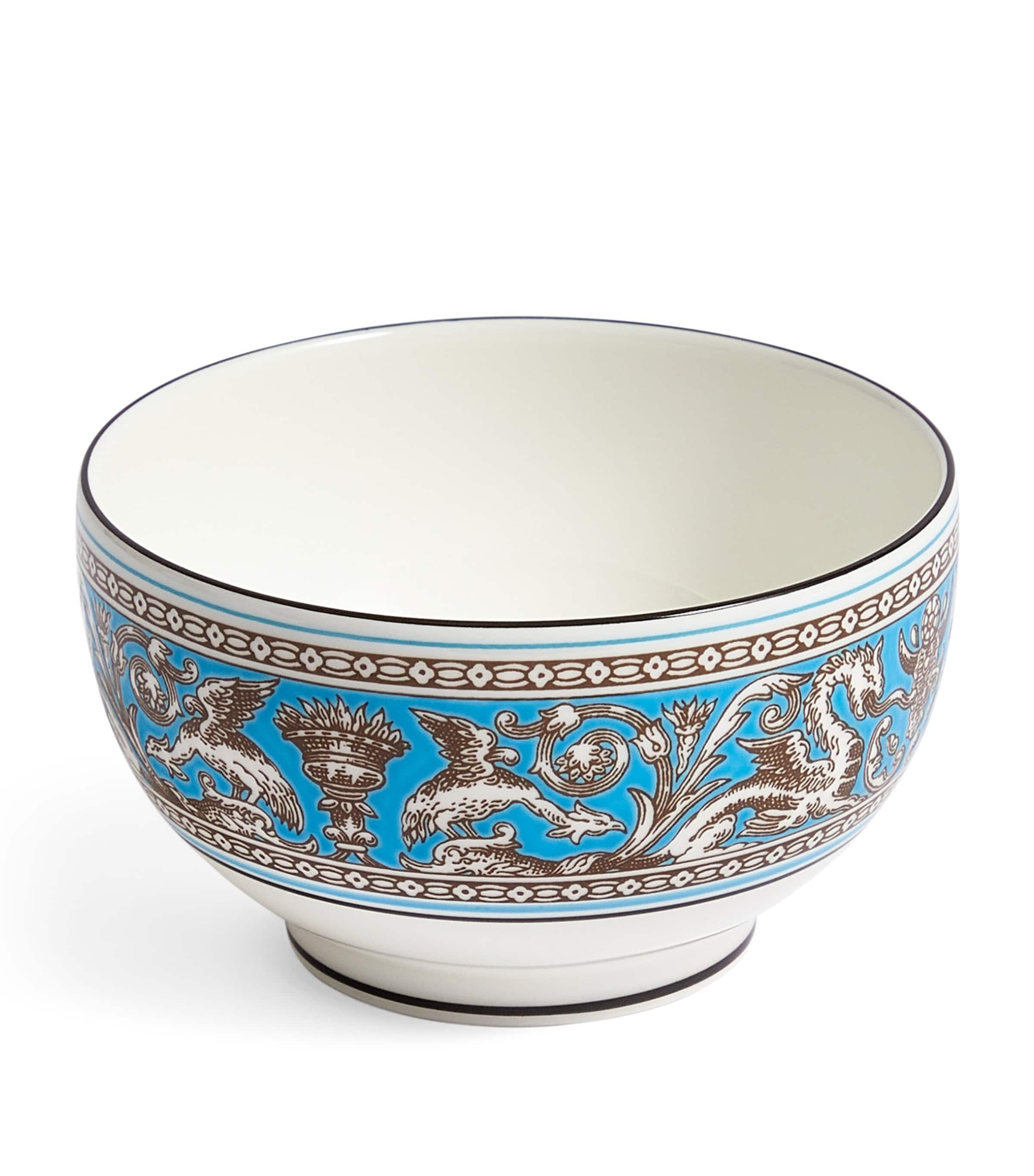 Wedgwood Florentine Turquoise Rice Bowl (10.5cm) Turquoise