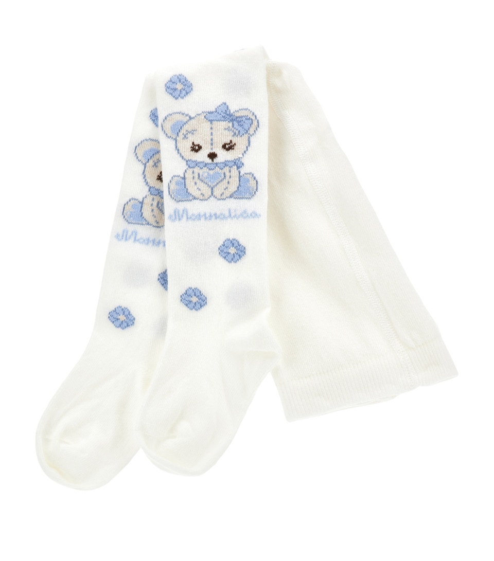 Teddy Bear Jacquard Tights (3-36 Months)