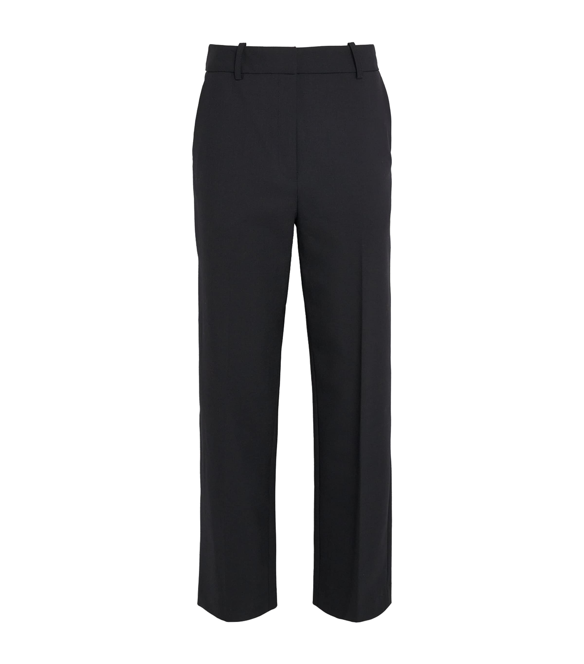 Claudie Pierlot Womens Straight Tailored Trousers Black