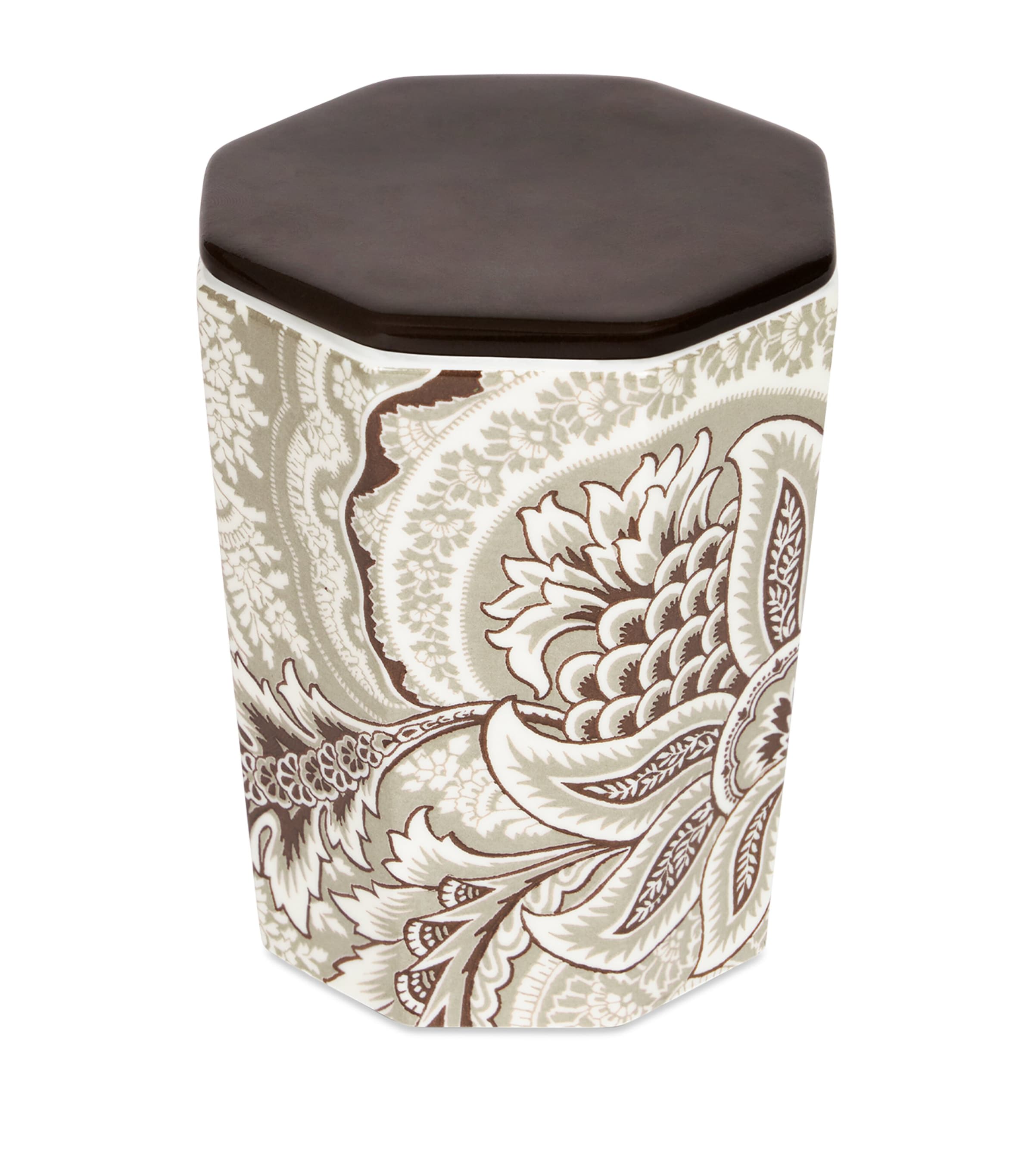 Etro Porcelain Bloom Candle (10cm) Khaki