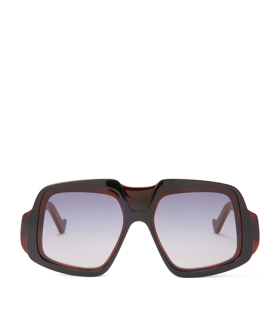 LOEWE Oversized Collage Sunglasses Shiny Havana