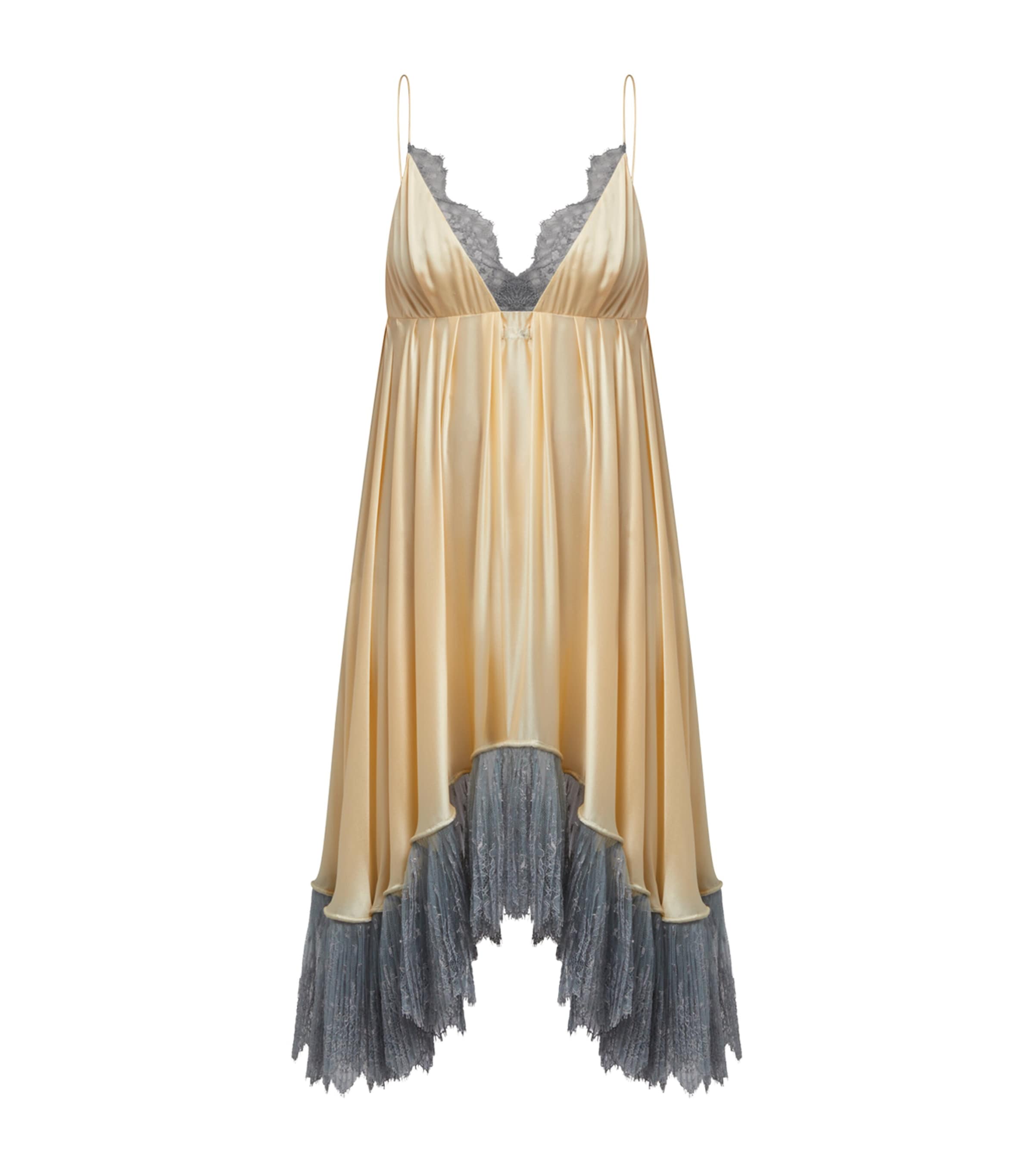 Silk Lingerie Midi Dress