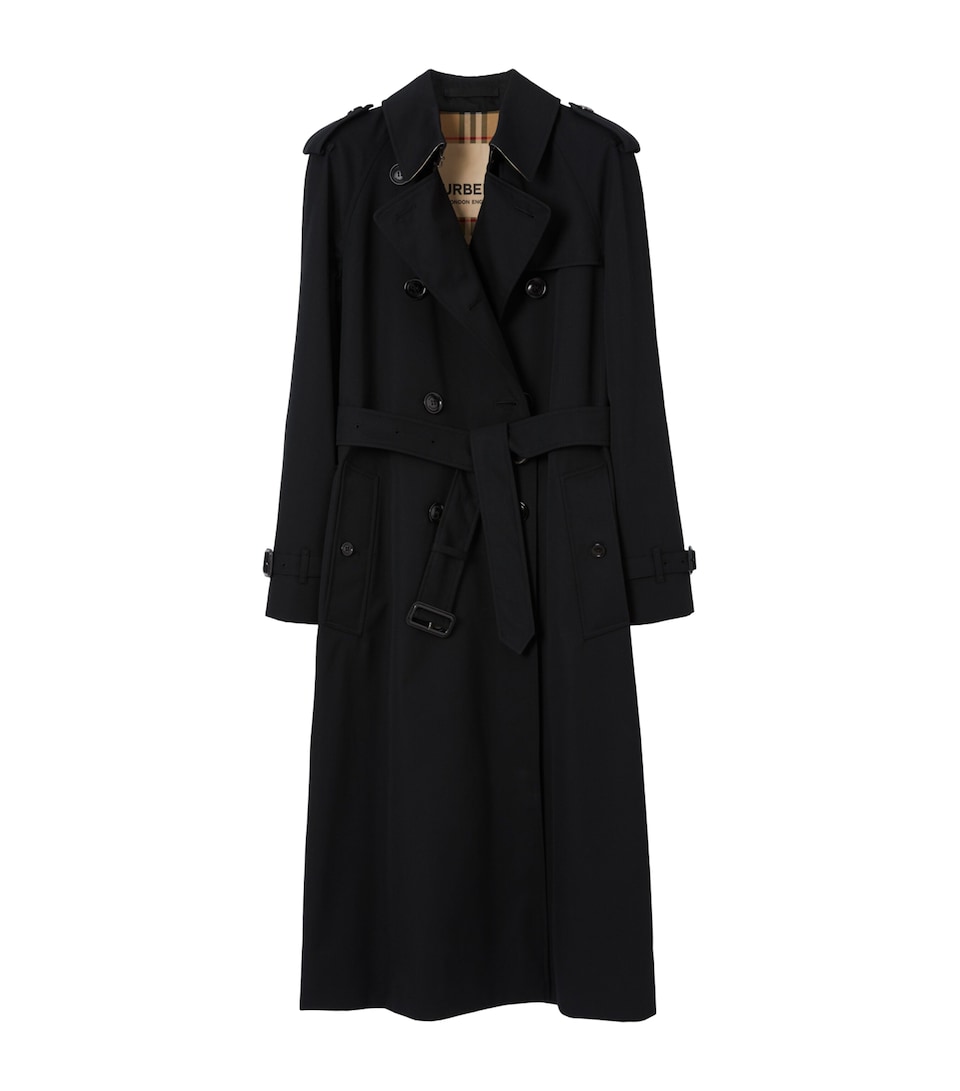 Gabardine Waterloo Long Trench Coat