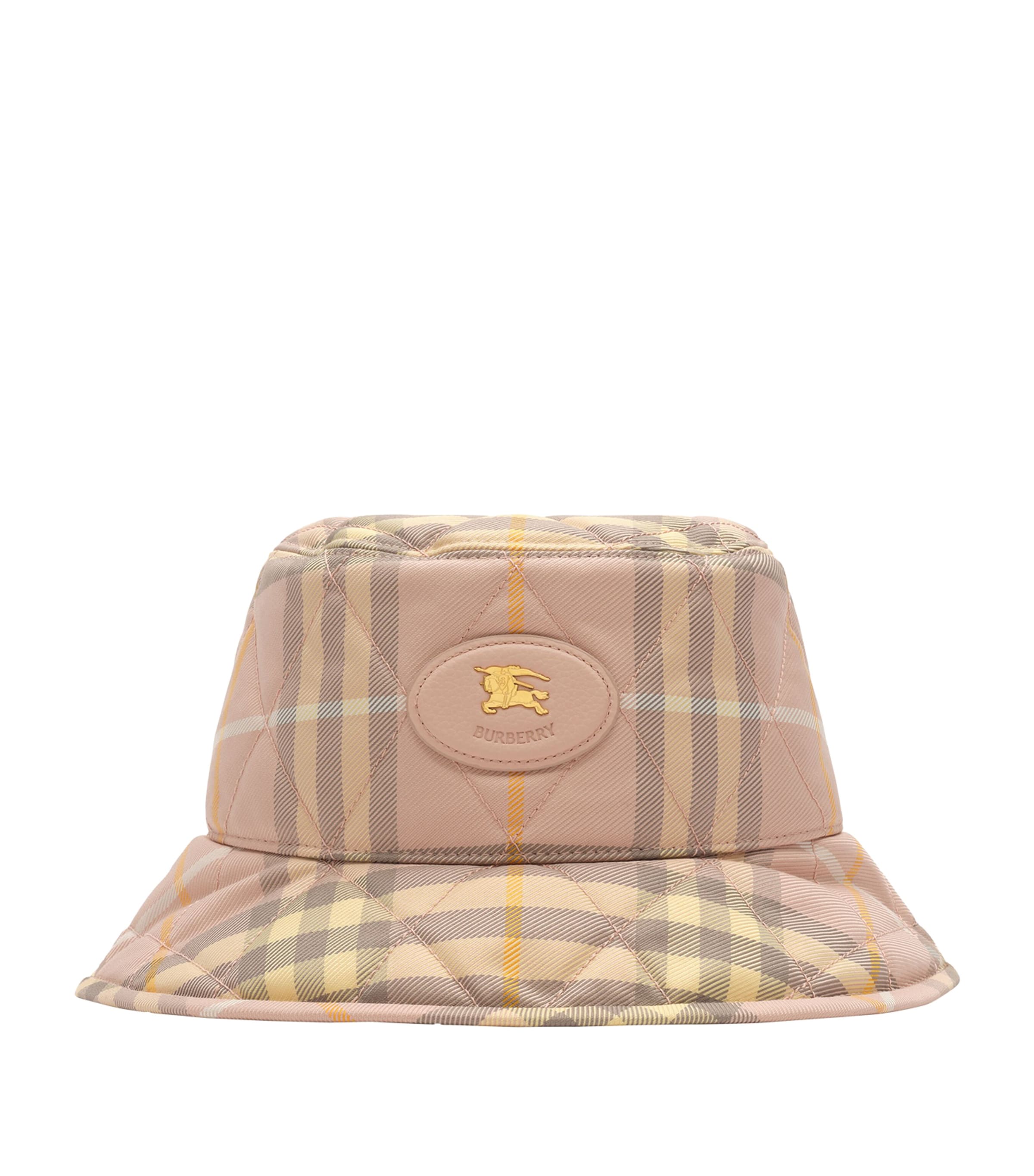 Burberry Quilted Horseshoe Bucket Hat Teacup