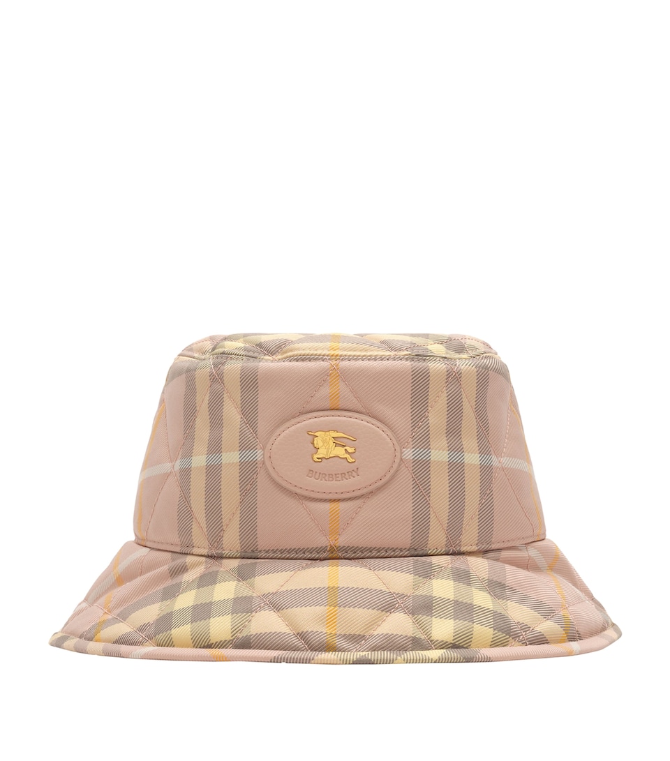 Burberry Quilted Horseshoe Bucket Hat Teacup
