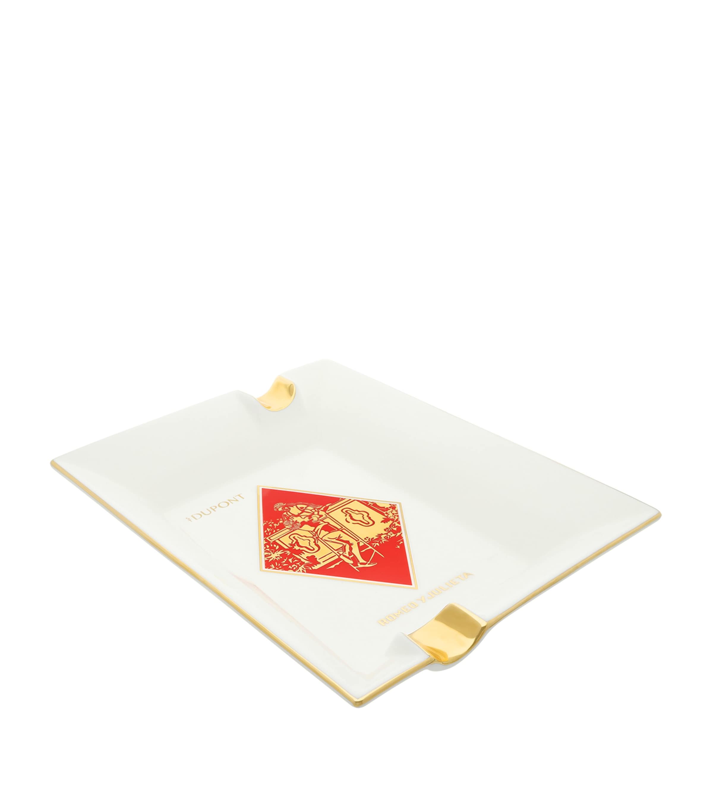 S.T. Dupont x Romeo y Julieta Porcelain Ashtray White