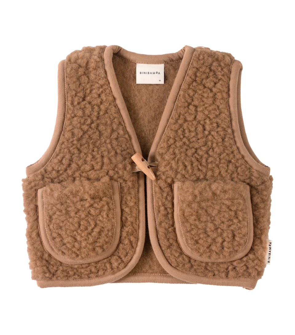 Binibamba Merino Wool Gilet (0-24 Months) Bruno