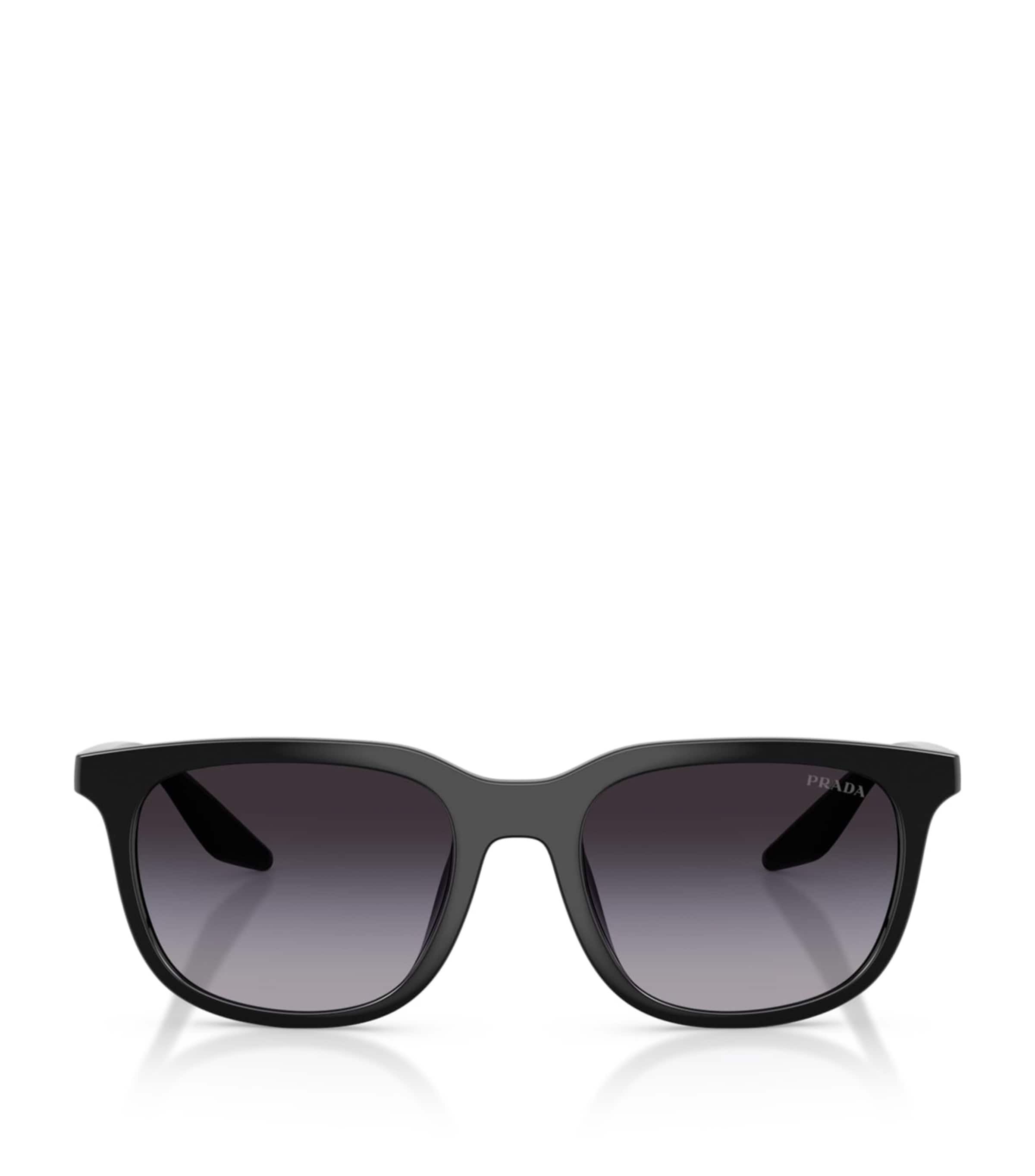 Prada Linea Rossa Pillow Sunglasses Black