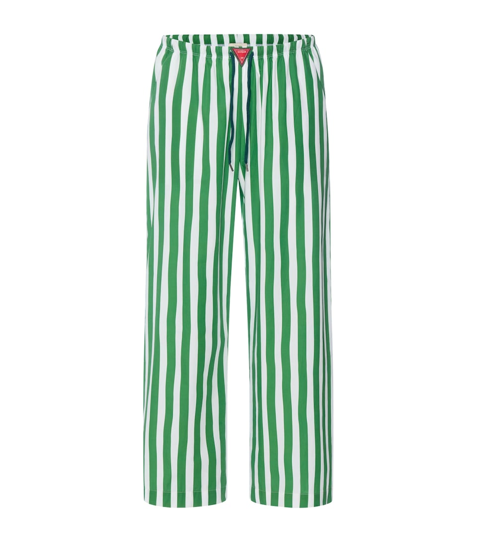 Hanro Womens x Charlotte Adam Stripe Lounge Trousers Souvenir Stripes