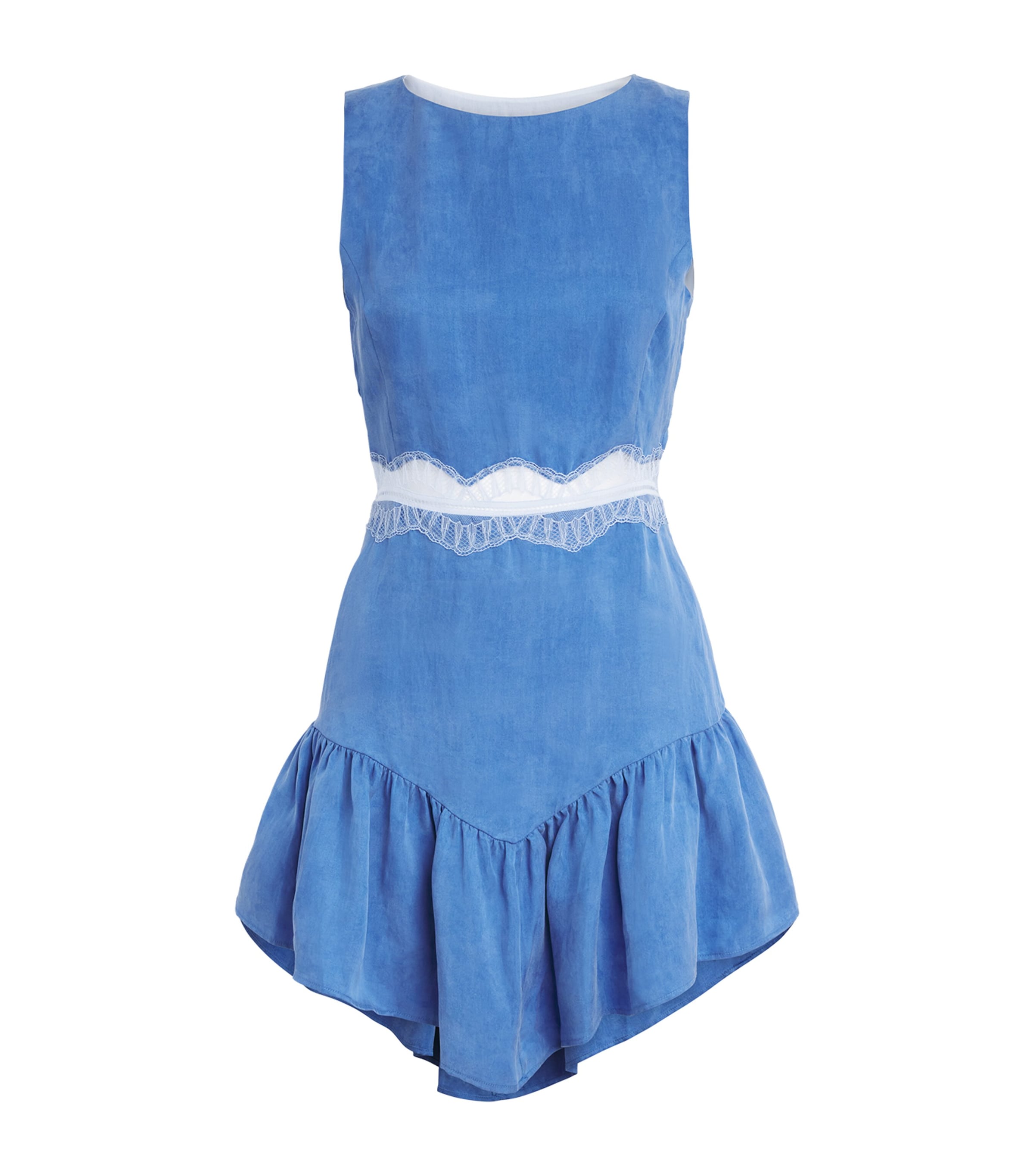 Claudie Pierlot Womens Backless Mini Dress Amsterdam Blue