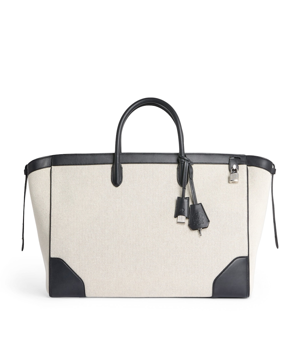 Dunhill Cotton Canvas Century 45 Tote Bag