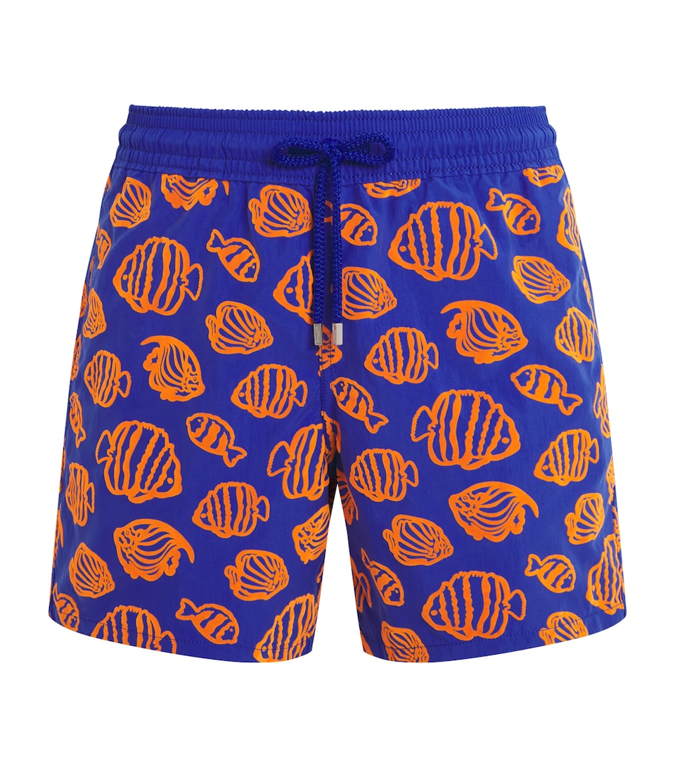 Fish Print Moorea Swim Shorts
