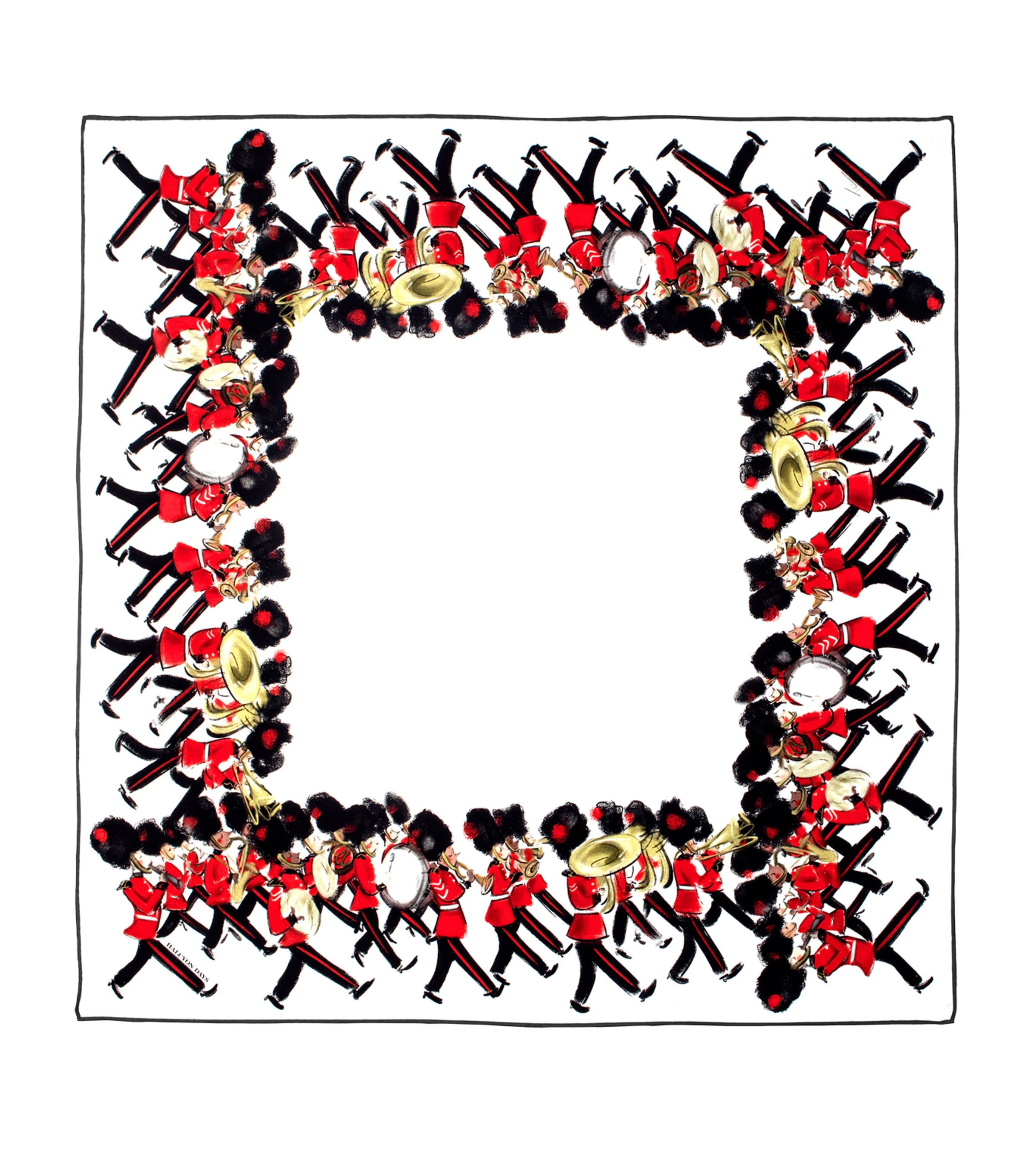 Silk Marching Down The Mall Scarf