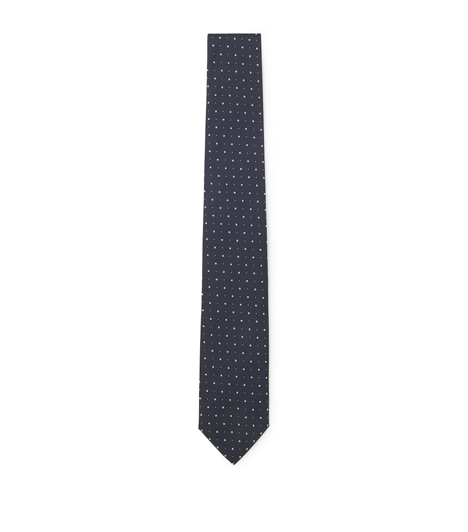 Silk-Blend Jacquard Tie