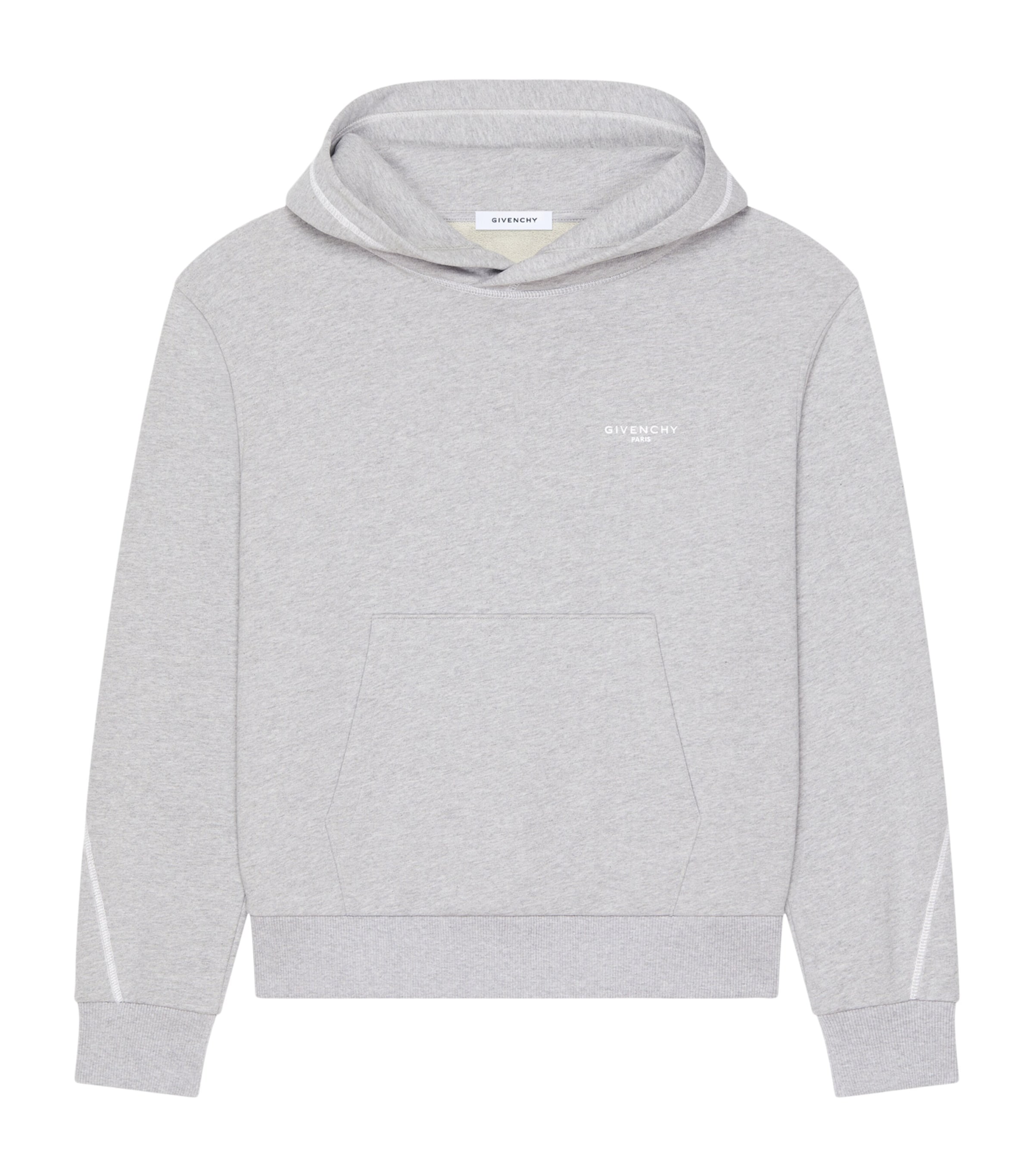 Givenchy Mens Fleece Couture Seam Hoodie
