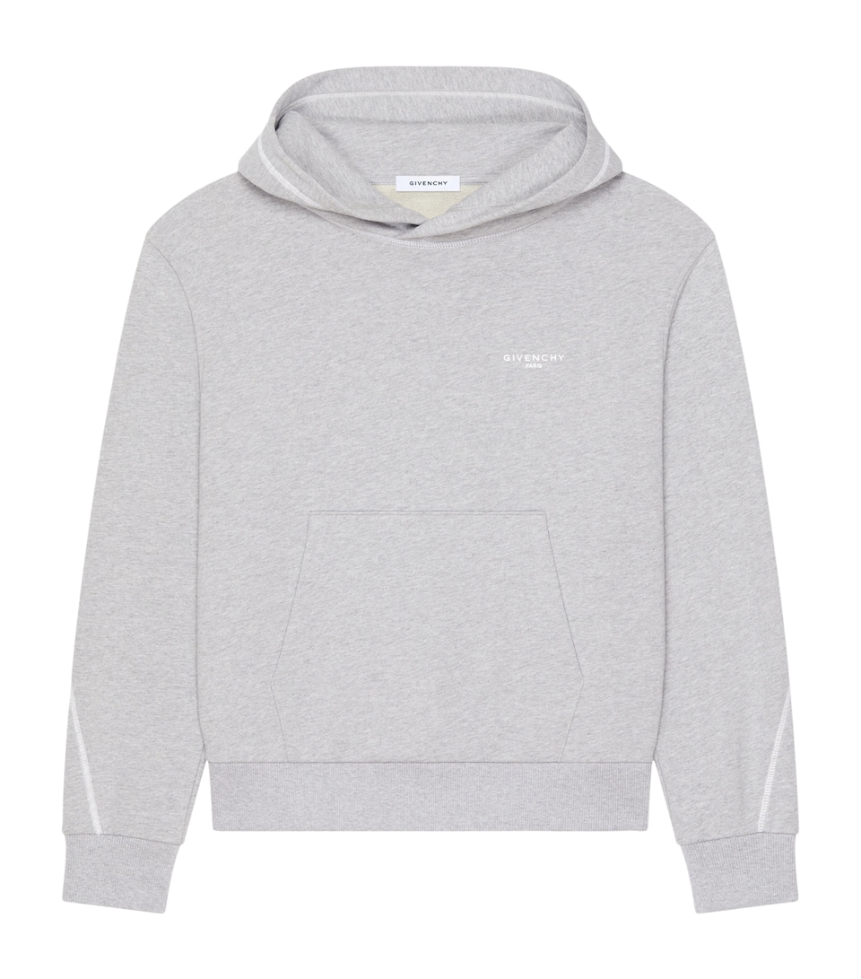 Givenchy Mens Fleece Couture Seam Hoodie