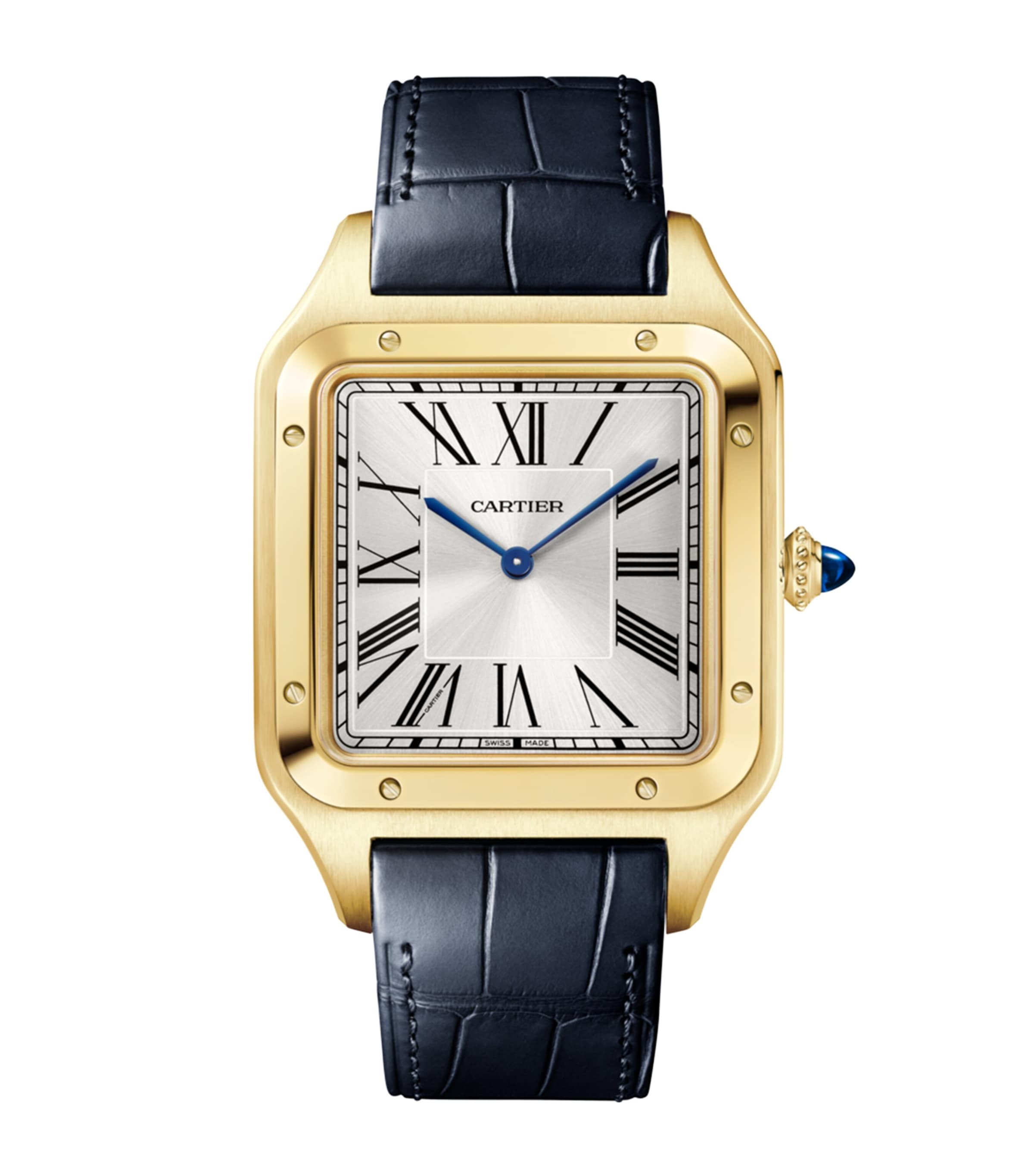Extra Large Yellow Gold Santos-Dumont Watch 46.6mm