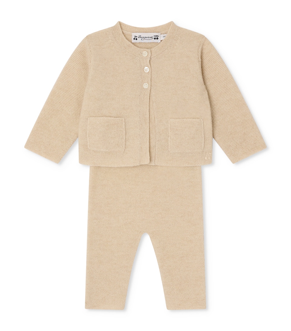 Cashmere Cardigan and Trousers Set (1-18 Months)