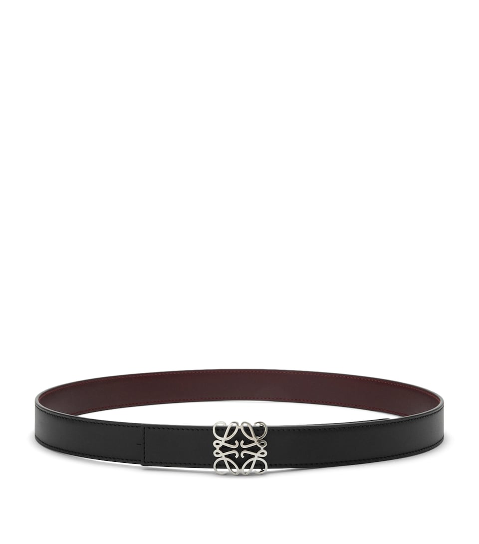 Leather Reversible Anagram Bombé Belt