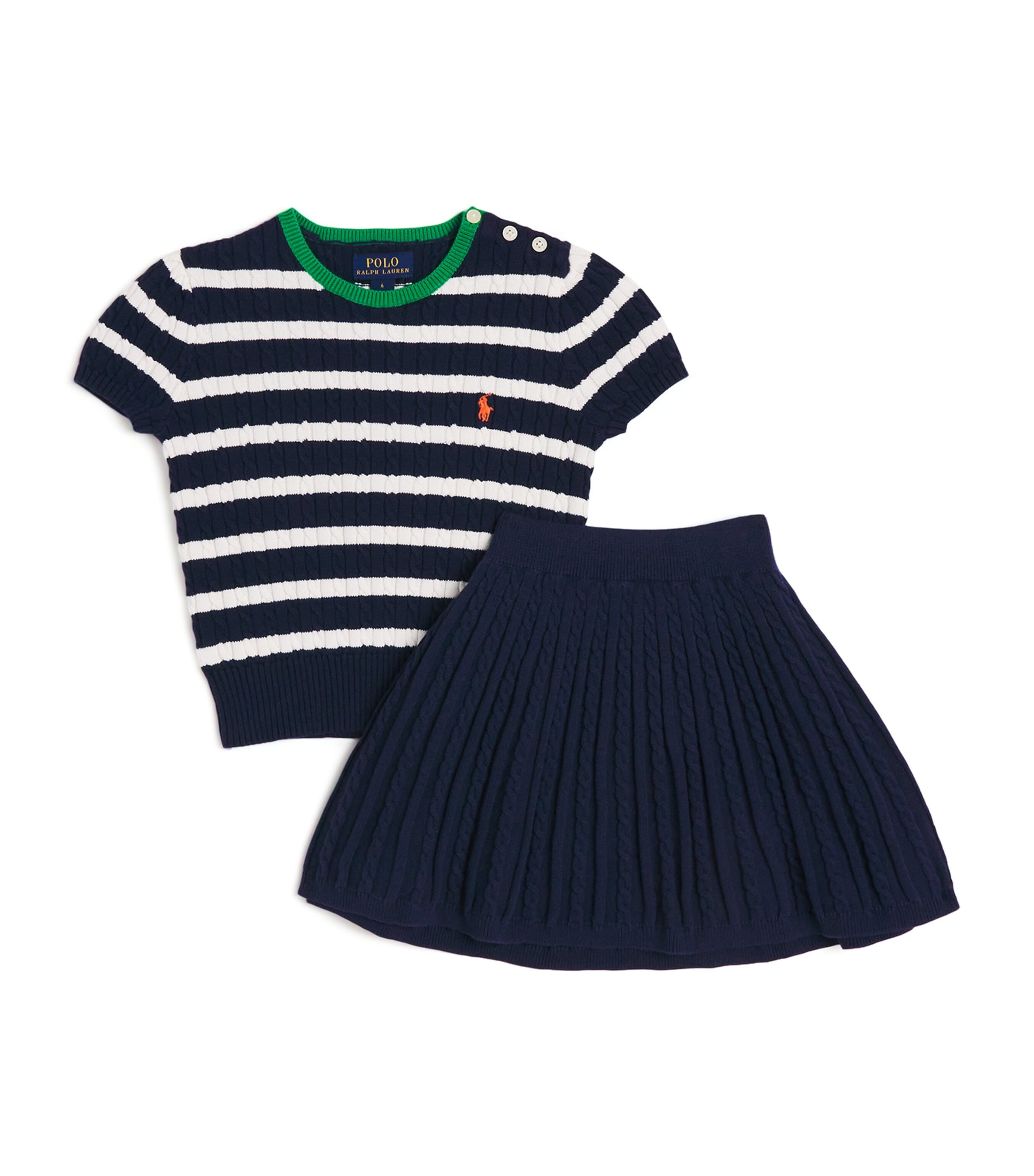 Cotton Sweater and Skirt Set (2-6 Years)