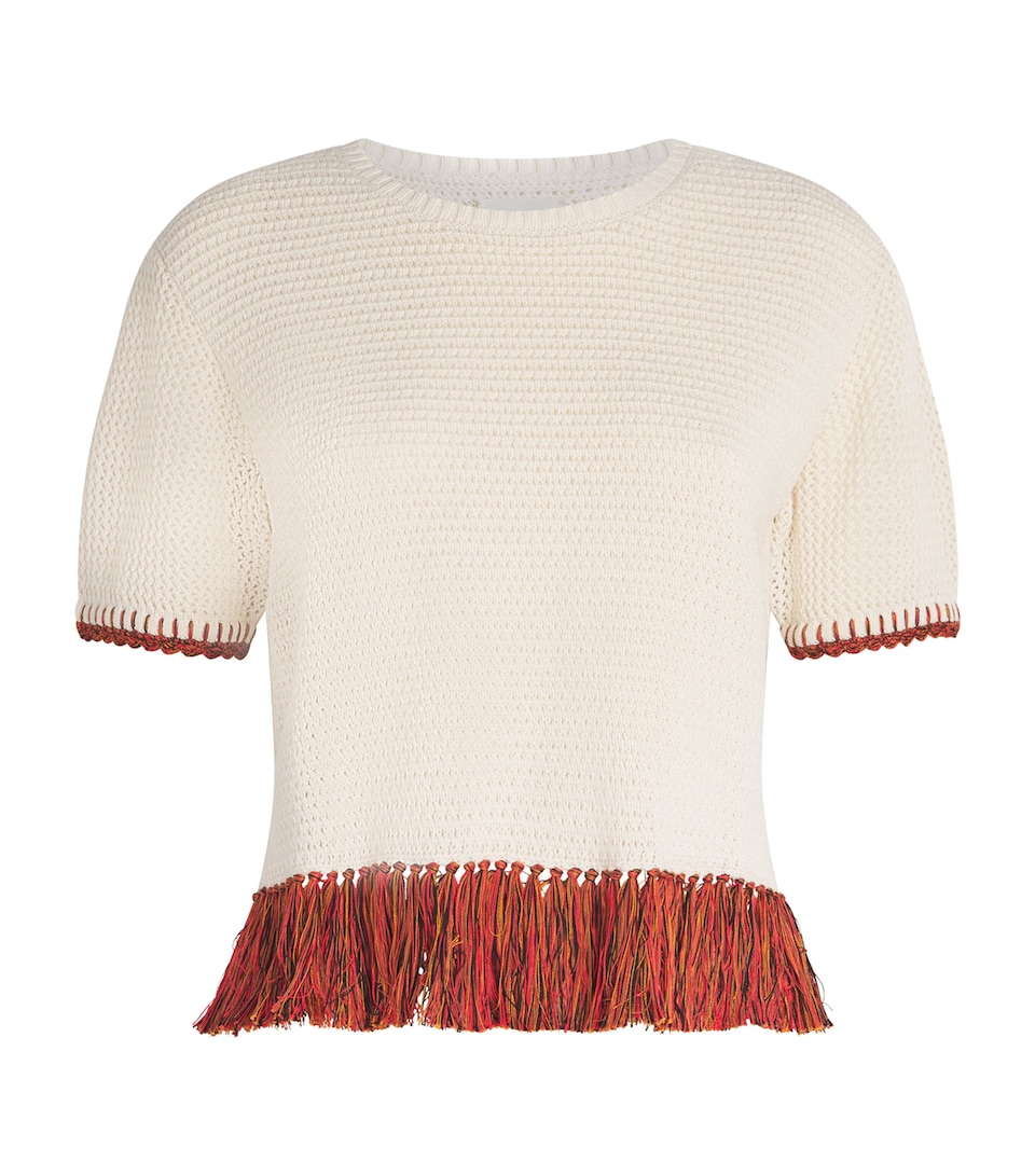 Crochet Fringe Amada T-Shirt