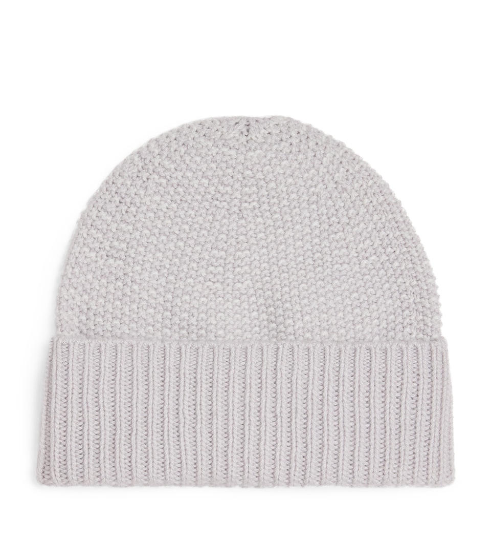 Cashmere Seed Stitch Beanie