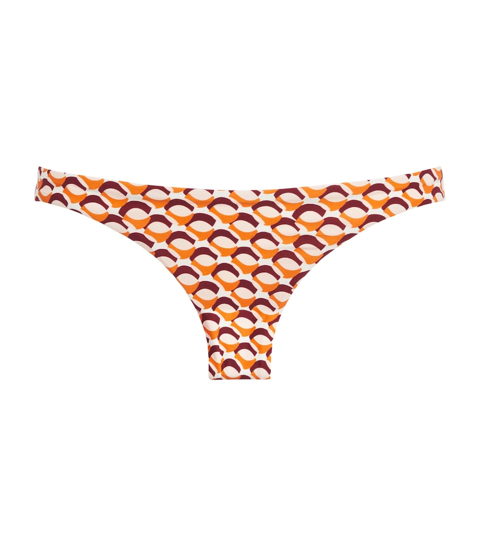 Melissa Odabash Womens Printed Byron Bikini Bottoms Retro