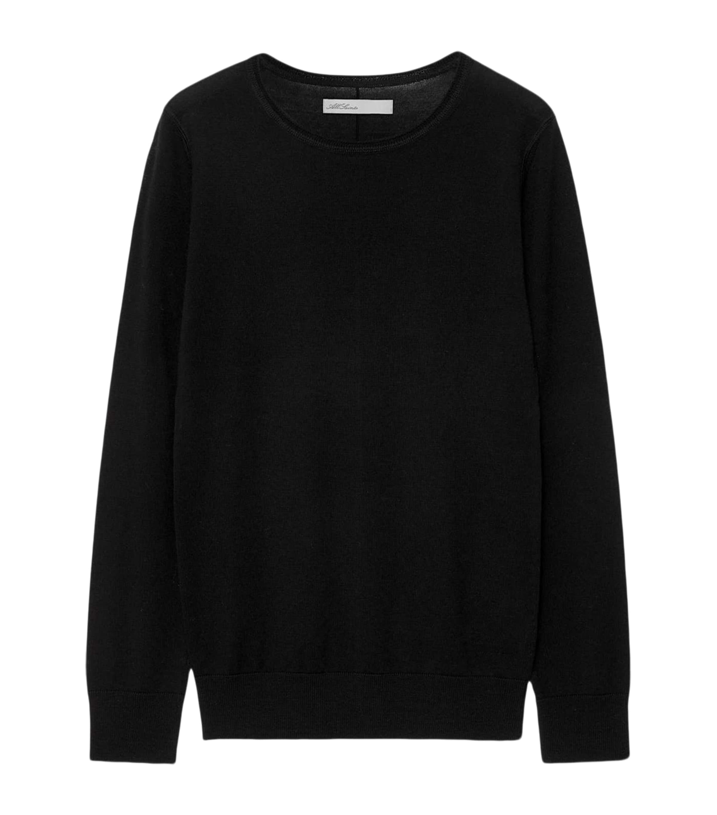 AllSaints Womens Merino Wool Coyte Sweater Black