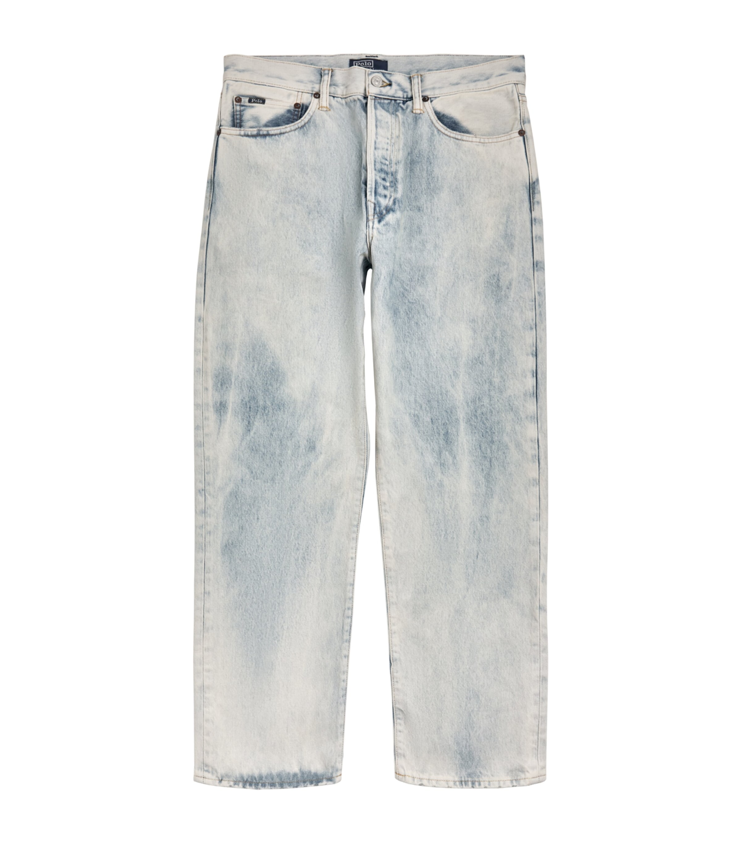 Polo Ralph Lauren Mens Washed Straight Jeans Waterside