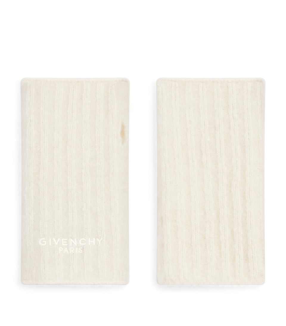 Givenchy Alpaca-Wool Rib Fingerless Gloves