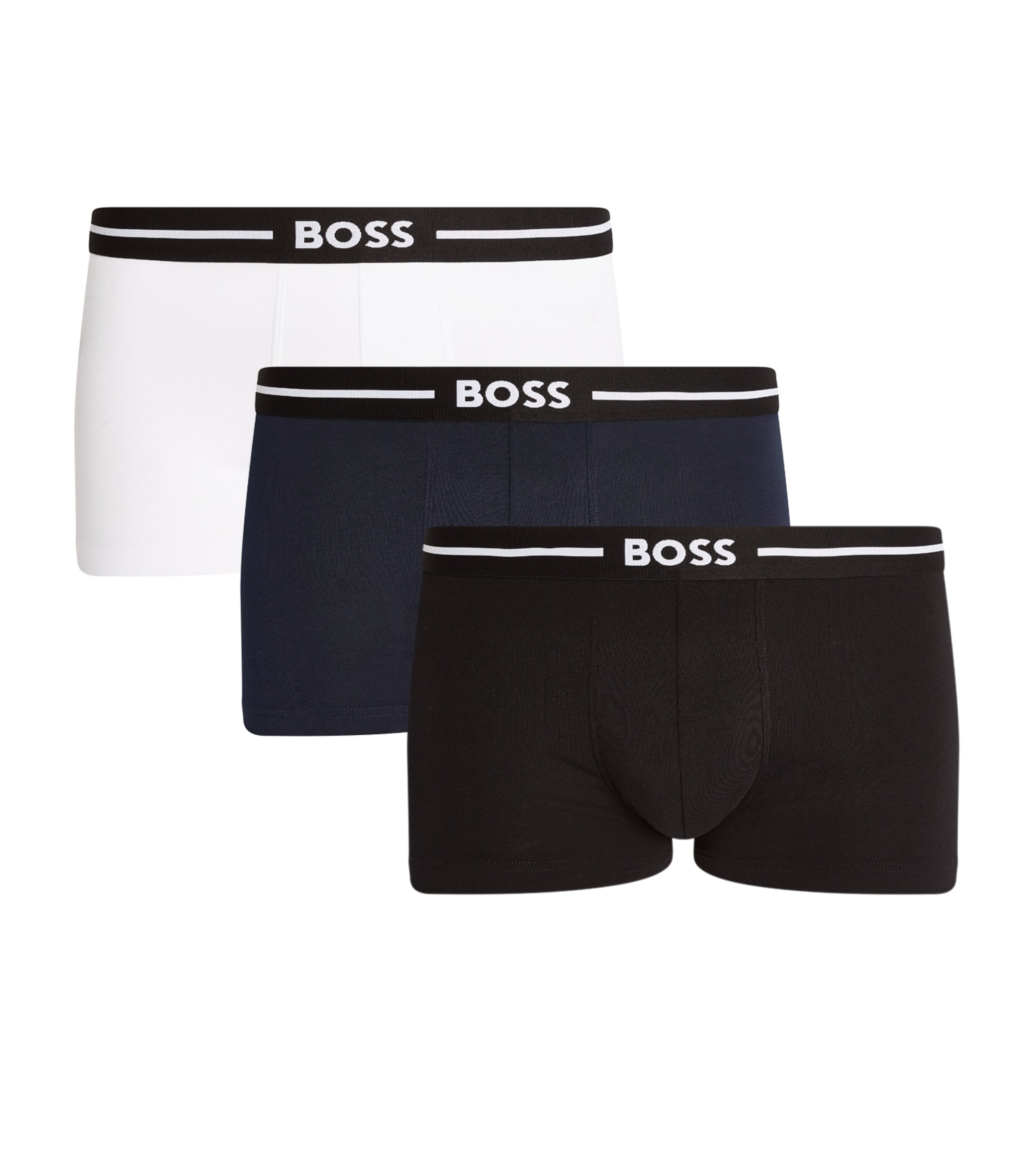 BOSS Mens Logo Trunks (Pack of 3)
