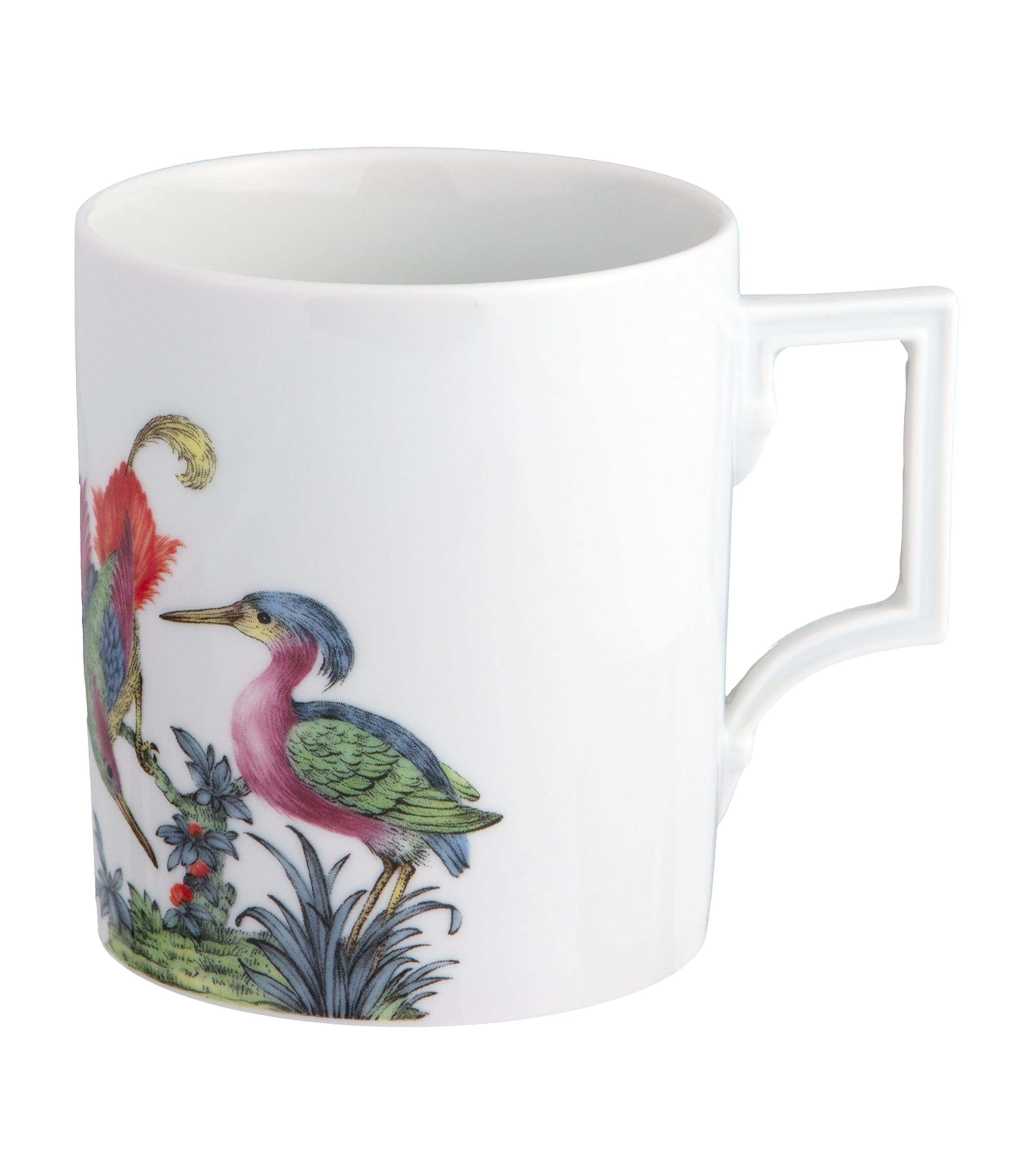 Porcelain Fancy Birds Mug