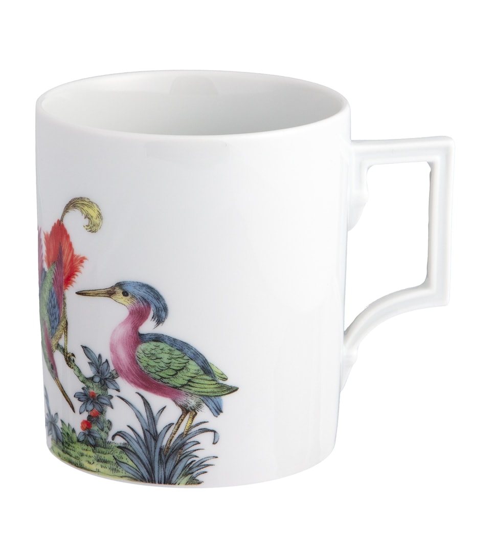 Porcelain Fancy Birds Mug