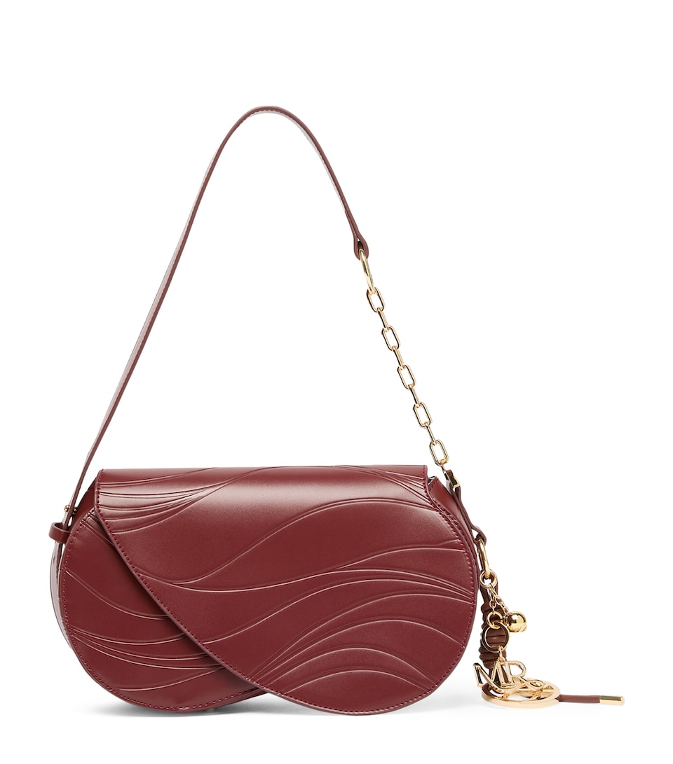 Marina Rinaldi Faux Leather Shoulder Bag Brick Red