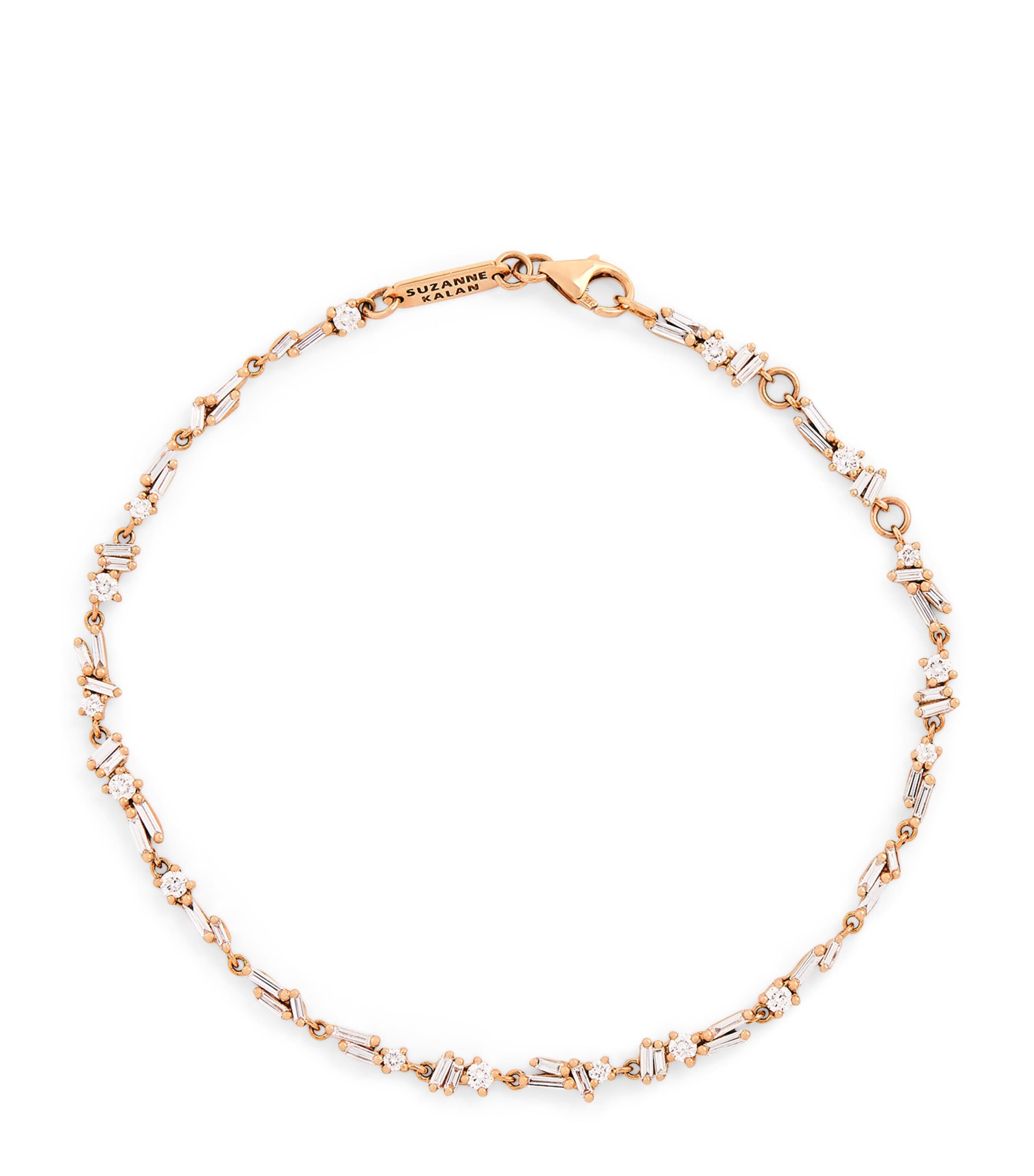 Suzanne Kalan Rose Gold and Diamond Sparkler Bracelet Rg/wd