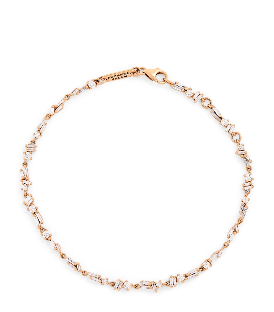 Suzanne Kalan Rose Gold and Diamond Sparkler Bracelet Rg/wd