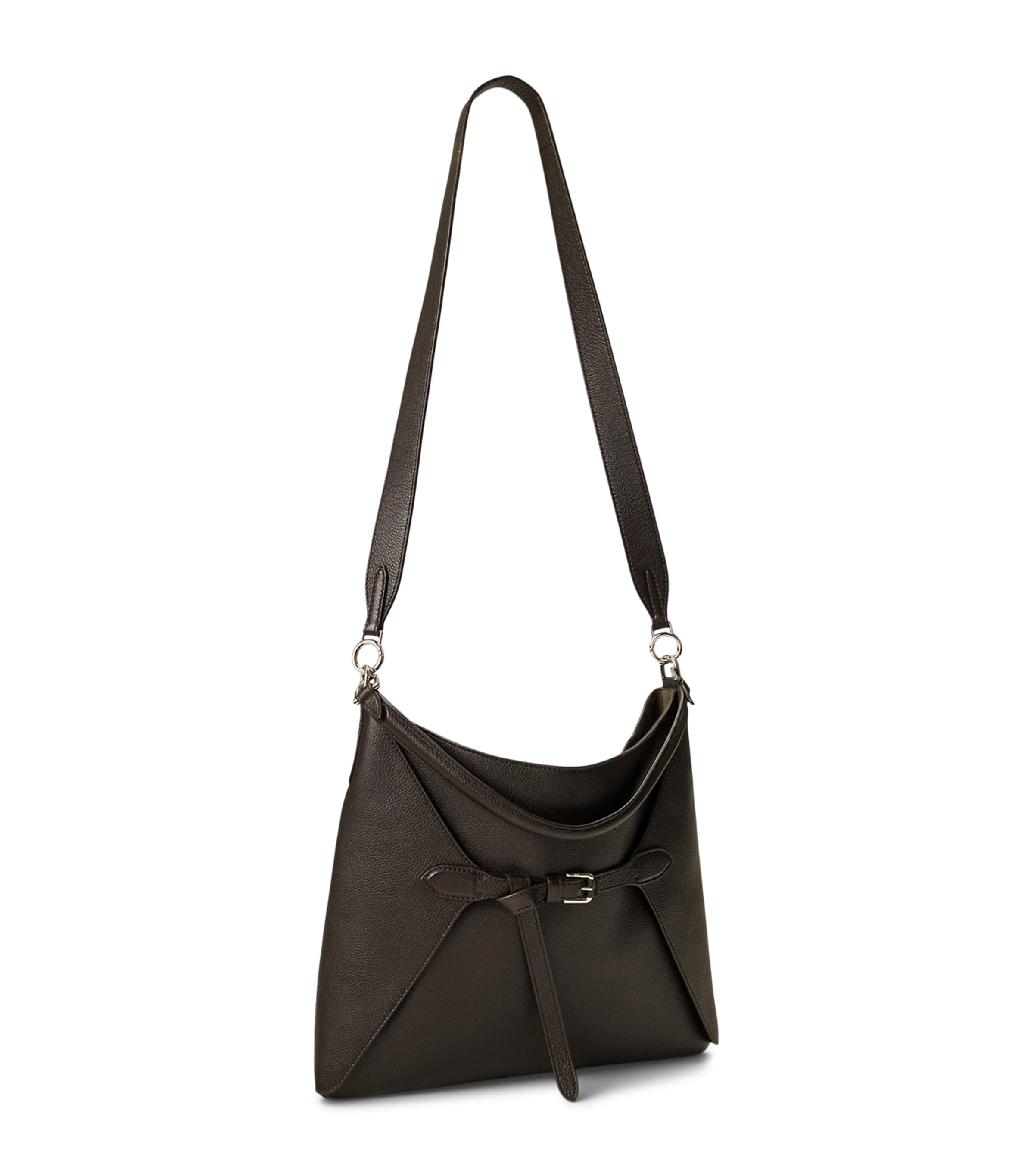 Ralph Lauren Collection Leather The Ralph Slim Tote Bag Chocolate
