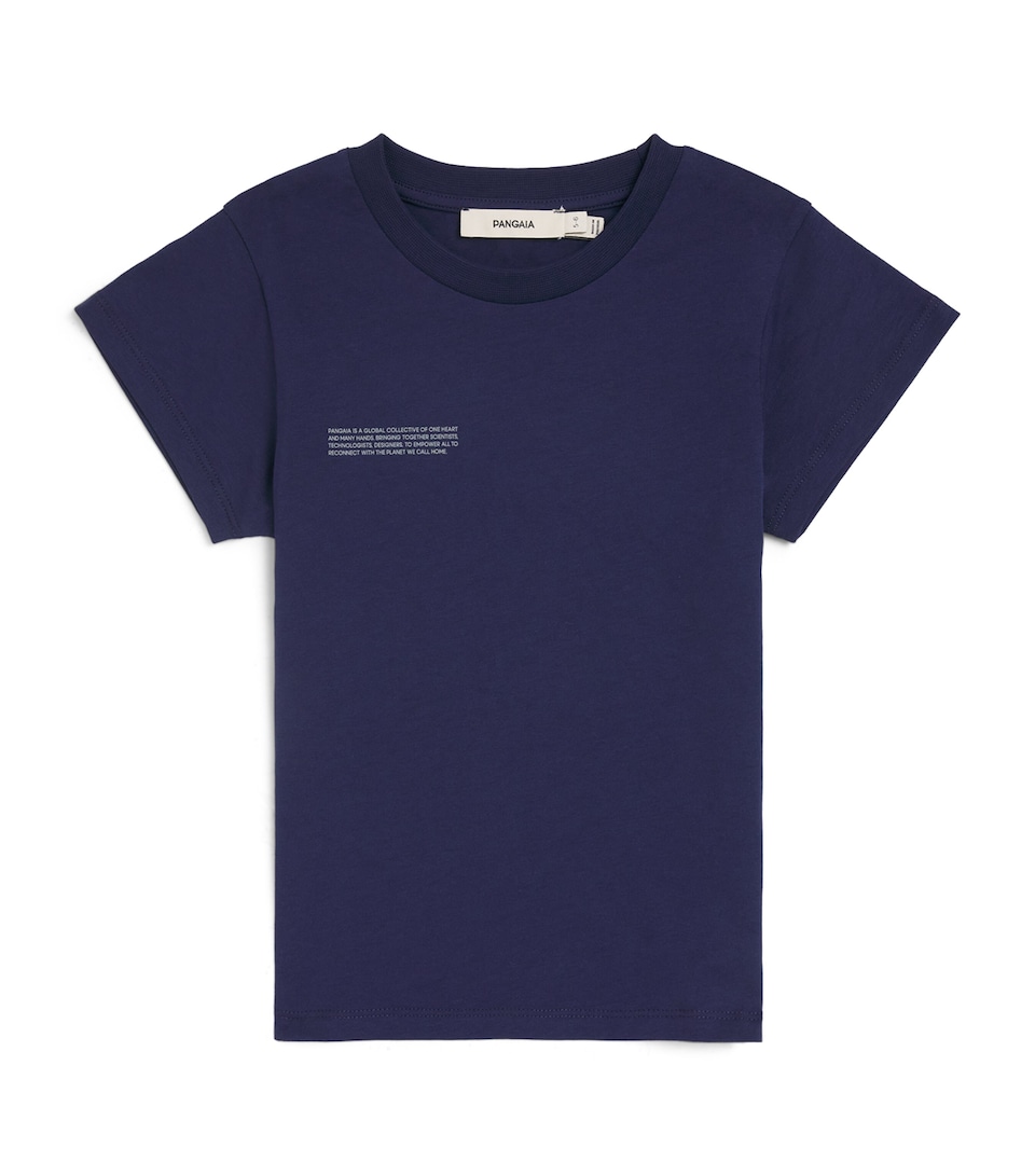 Pangaia Kids Regenerative Cotton Midweight T-Shirt (3-12 Years) Ocean Navy