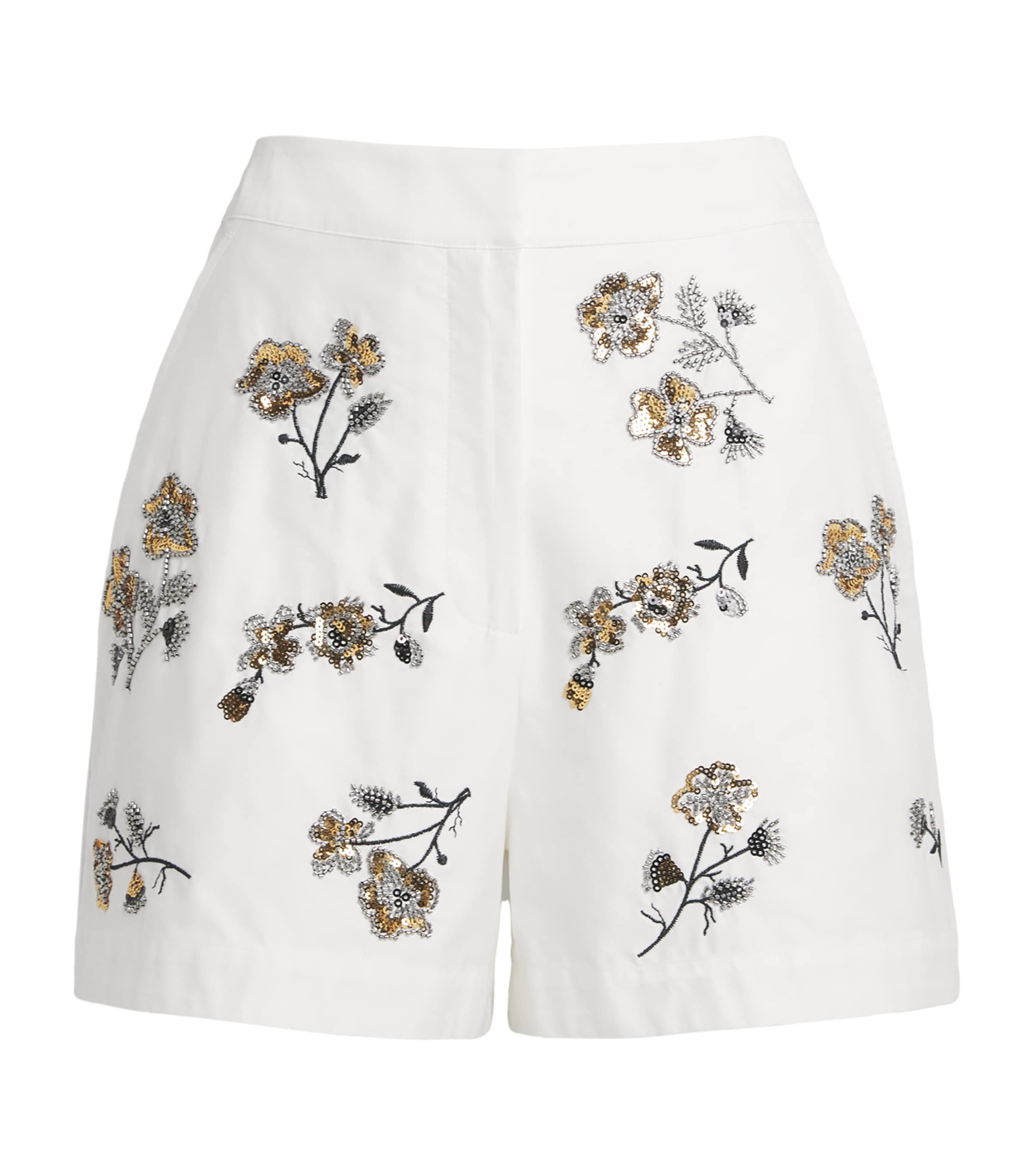 Cotton Embellished Shorts