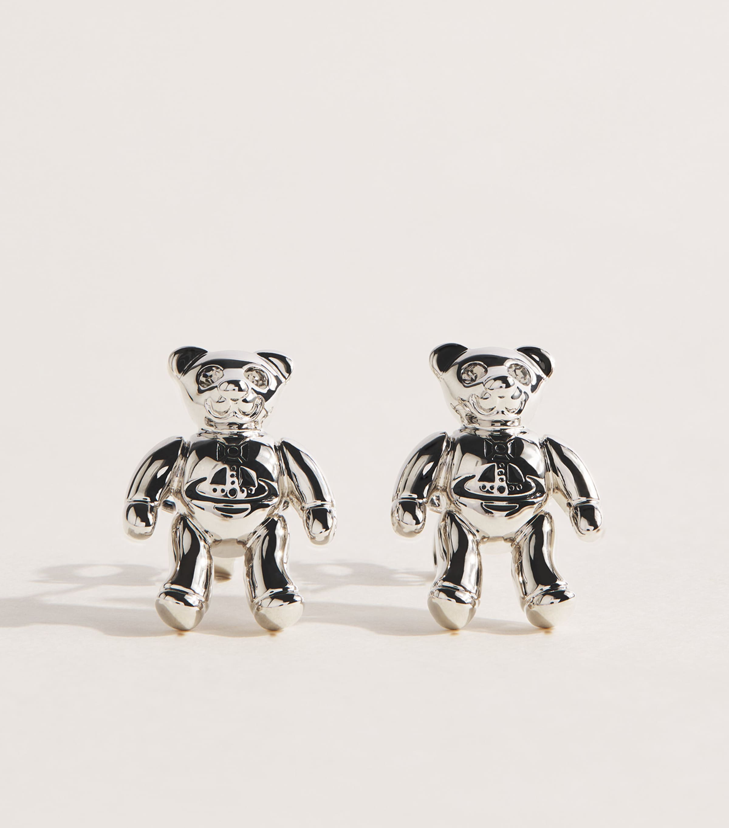 Vivienne Westwood Small Ruby Stud Earrings Dmd Crst
