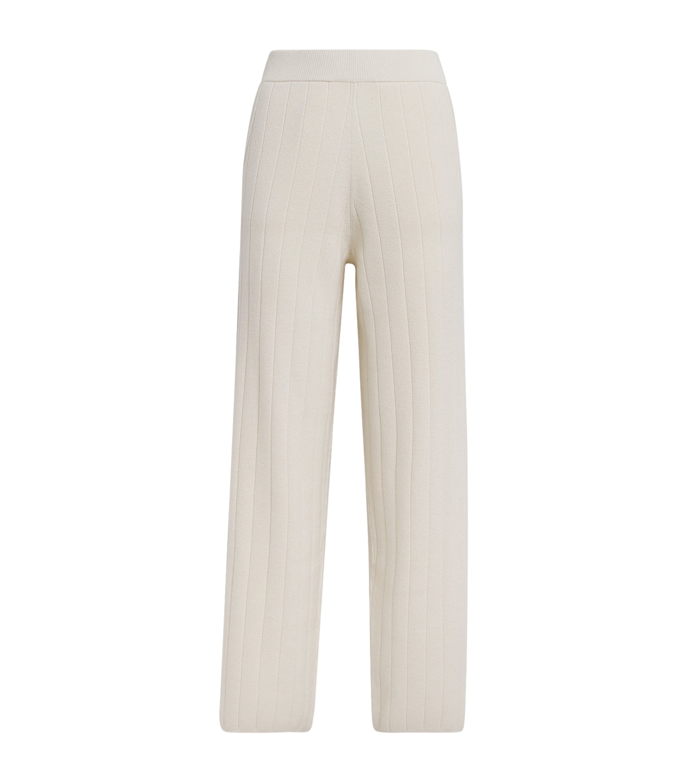 Cashmere Rib-Knit Trousers