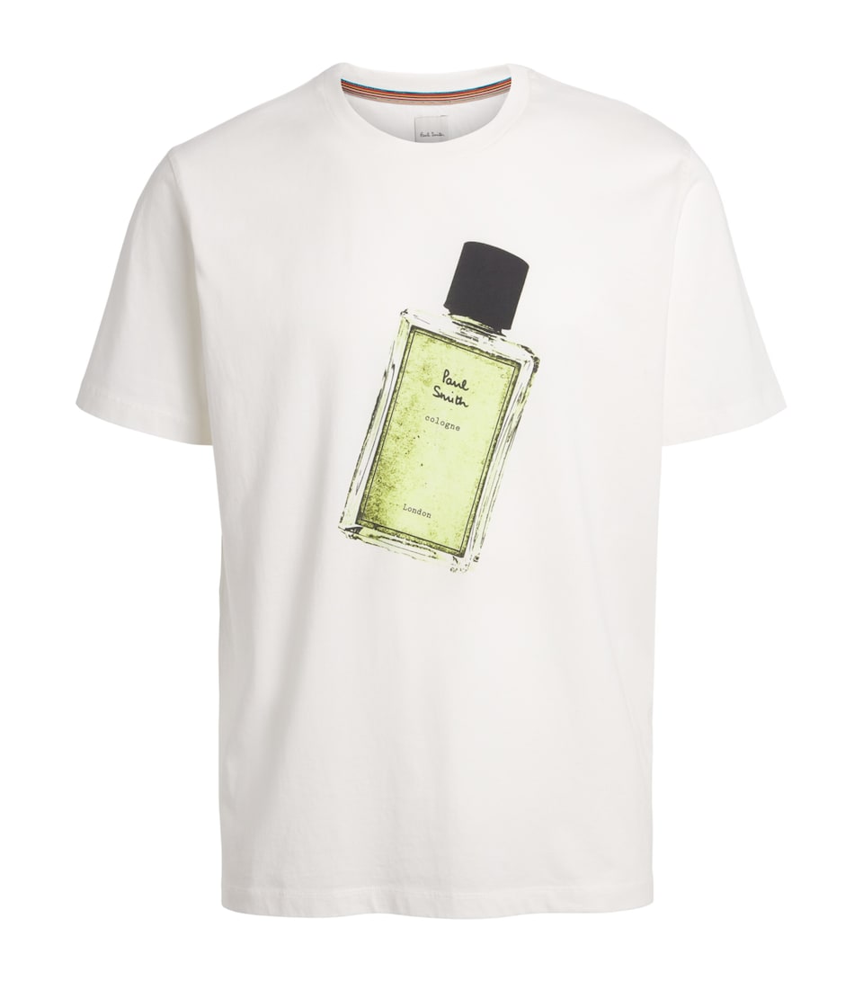 Paul Smith Mens Cotton Cologne Print T-Shirt