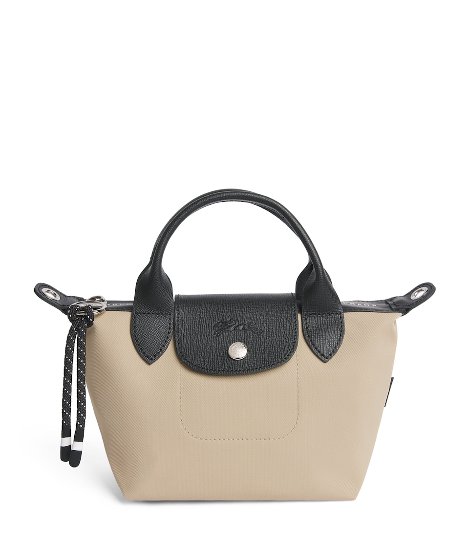 Longchamp Extra-Small Le Pliage Energy Top-Handle Bag Argile