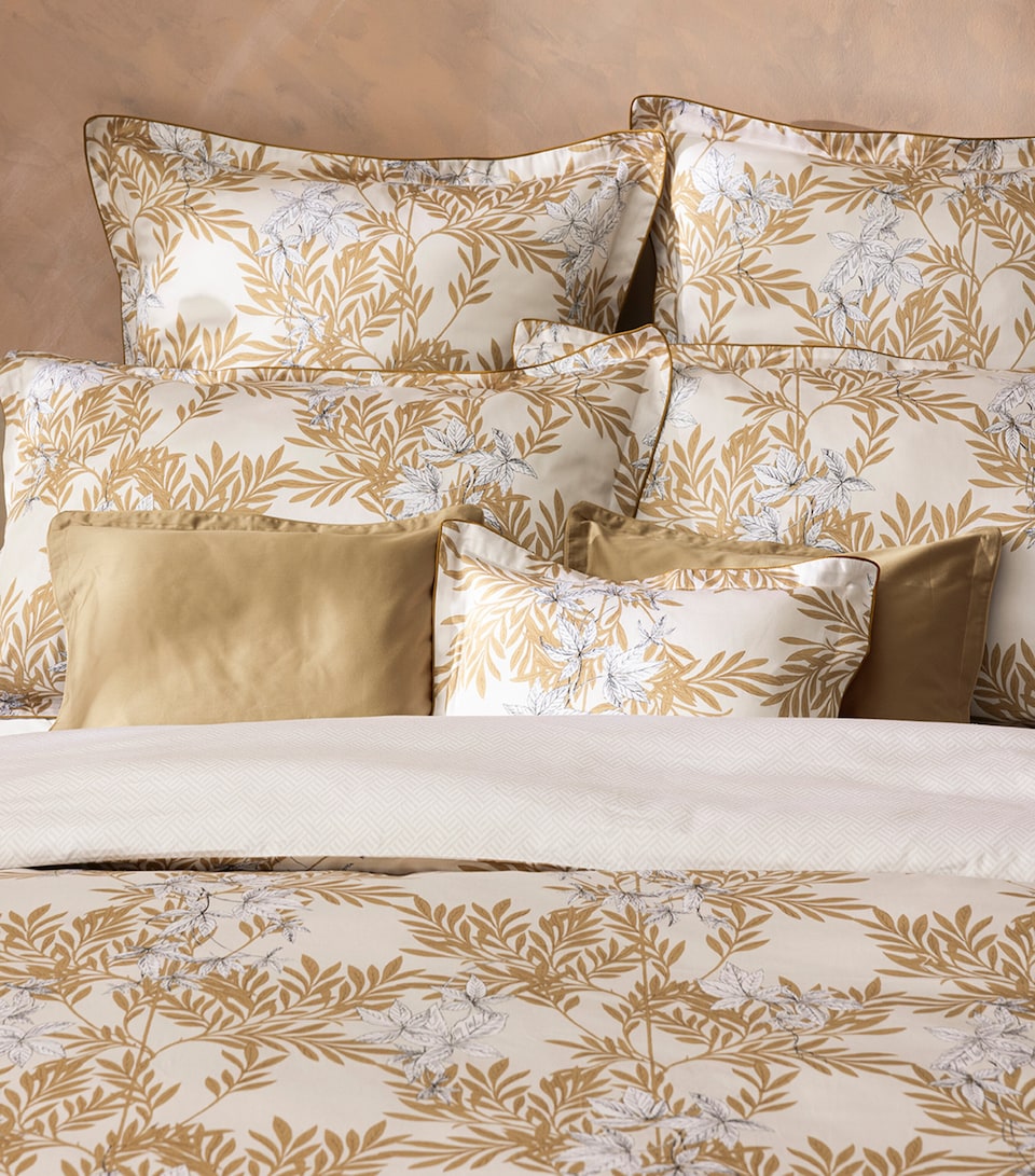 Alexandre Turpault Organic Cotton Promenade King Duvet Cover (220cm x 230cm) Medium Beige
