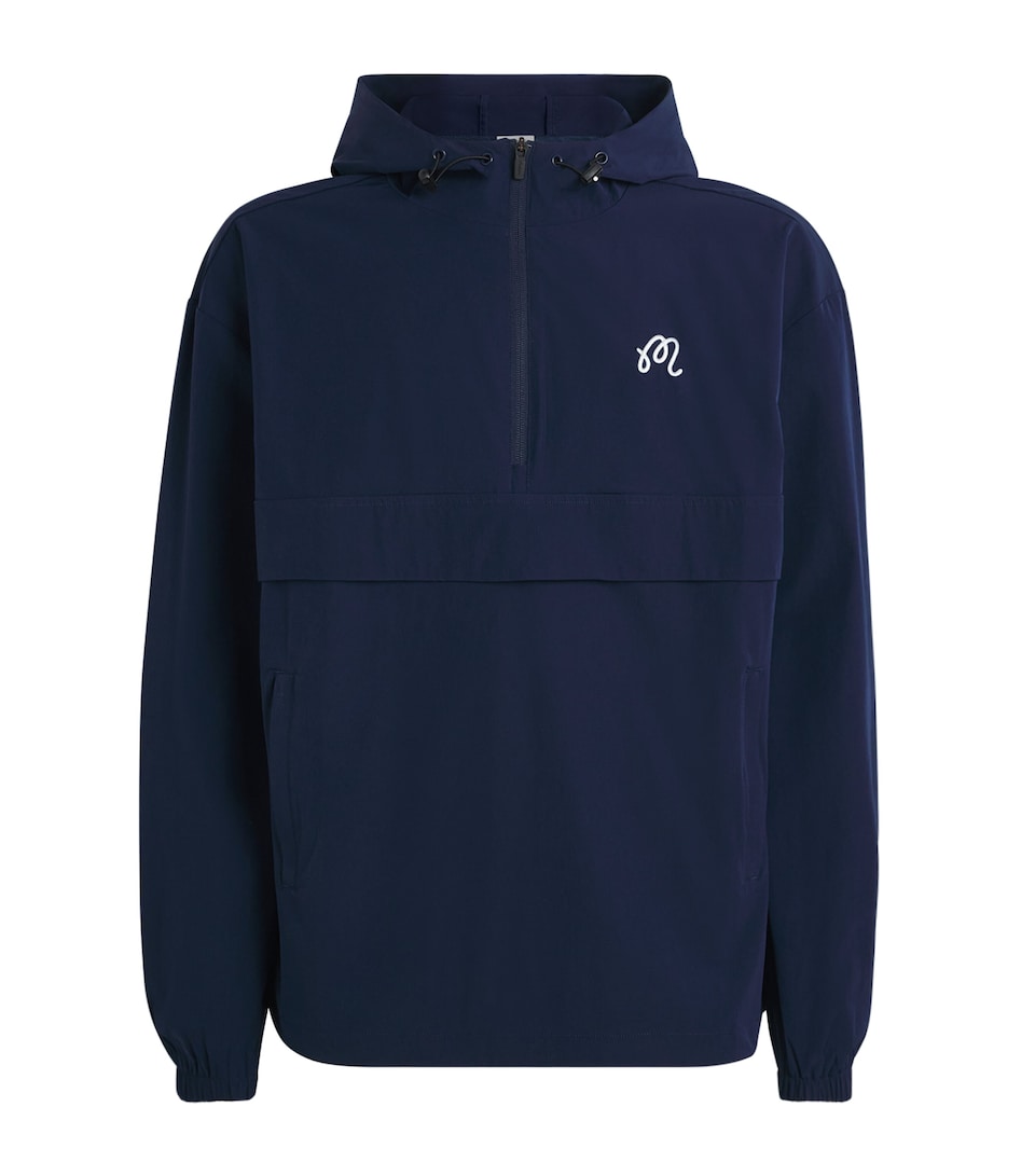 Malbon Golf Mens Ridge Anorak Navy